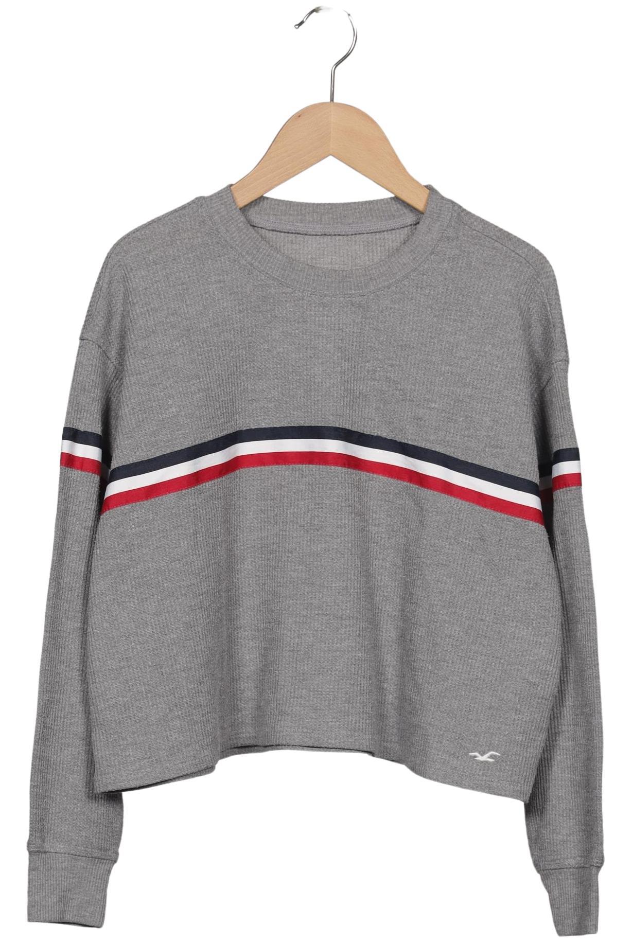 

Hollister Damen Langarmshirt, grau, Gr. 32