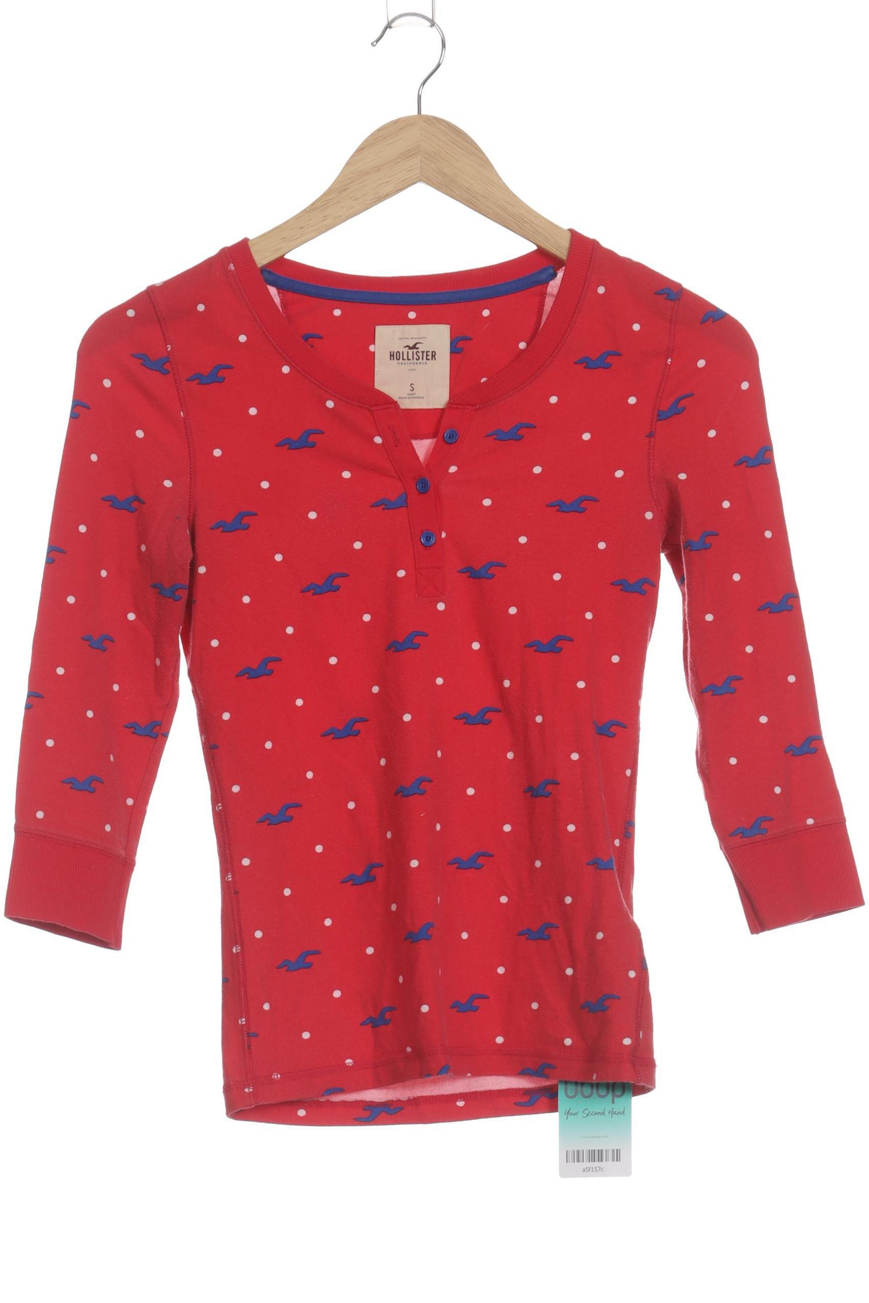 

Hollister Damen Langarmshirt, rot, Gr. 36