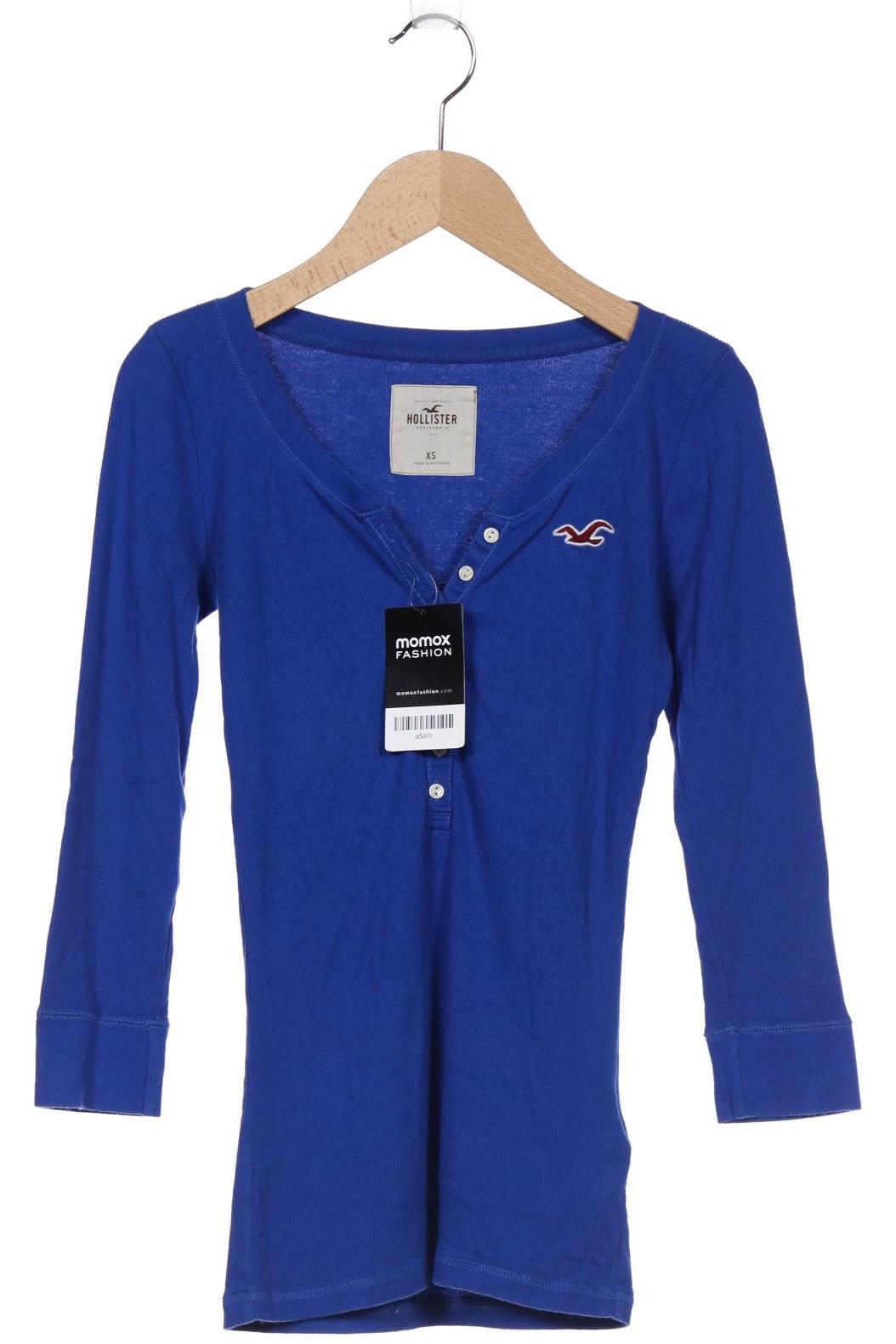 

Hollister Damen Langarmshirt, blau