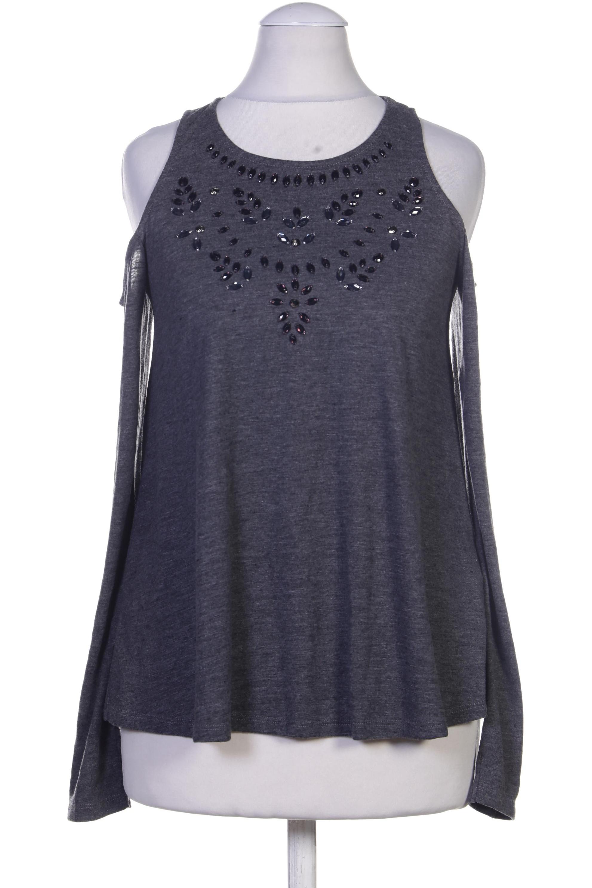 

Hollister Damen Langarmshirt, grau, Gr. 34
