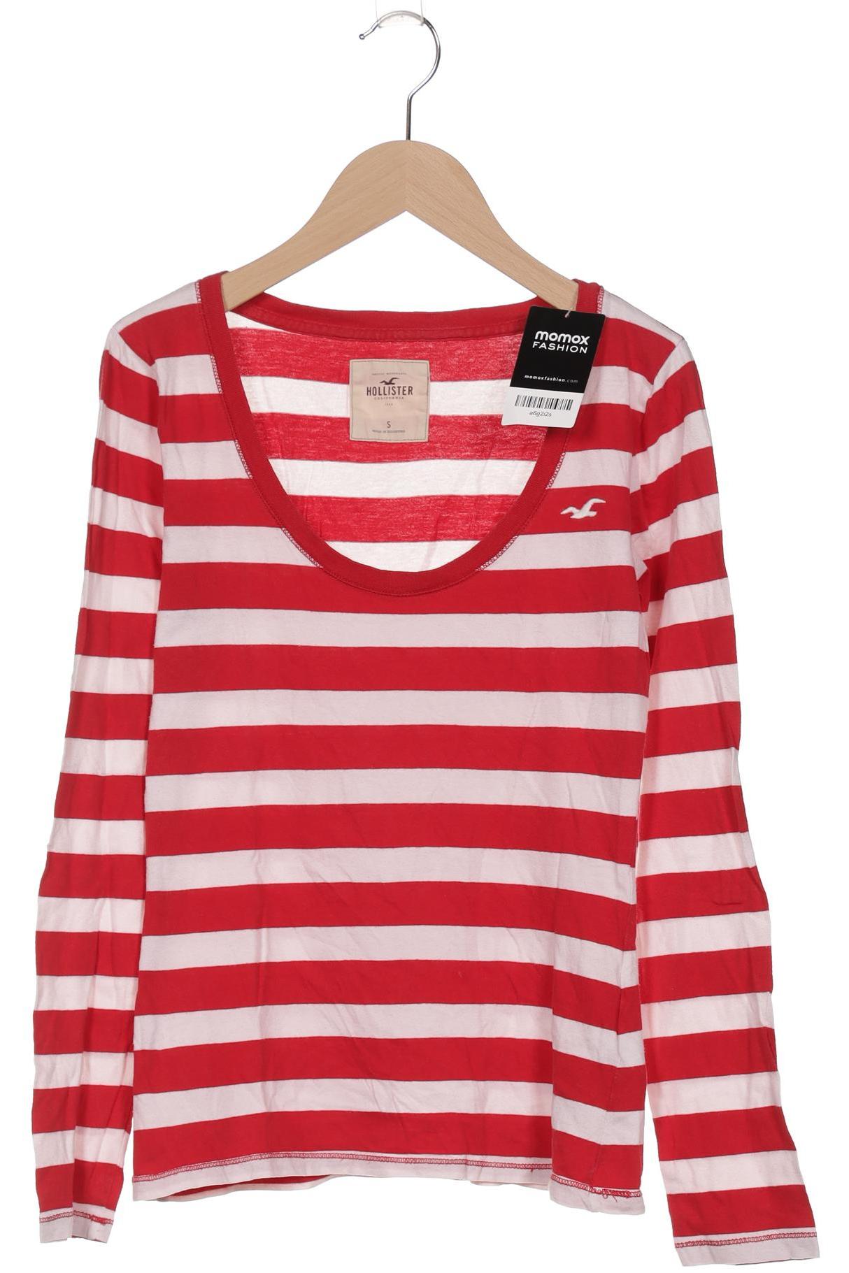 

Hollister Damen Langarmshirt, rot, Gr. 36