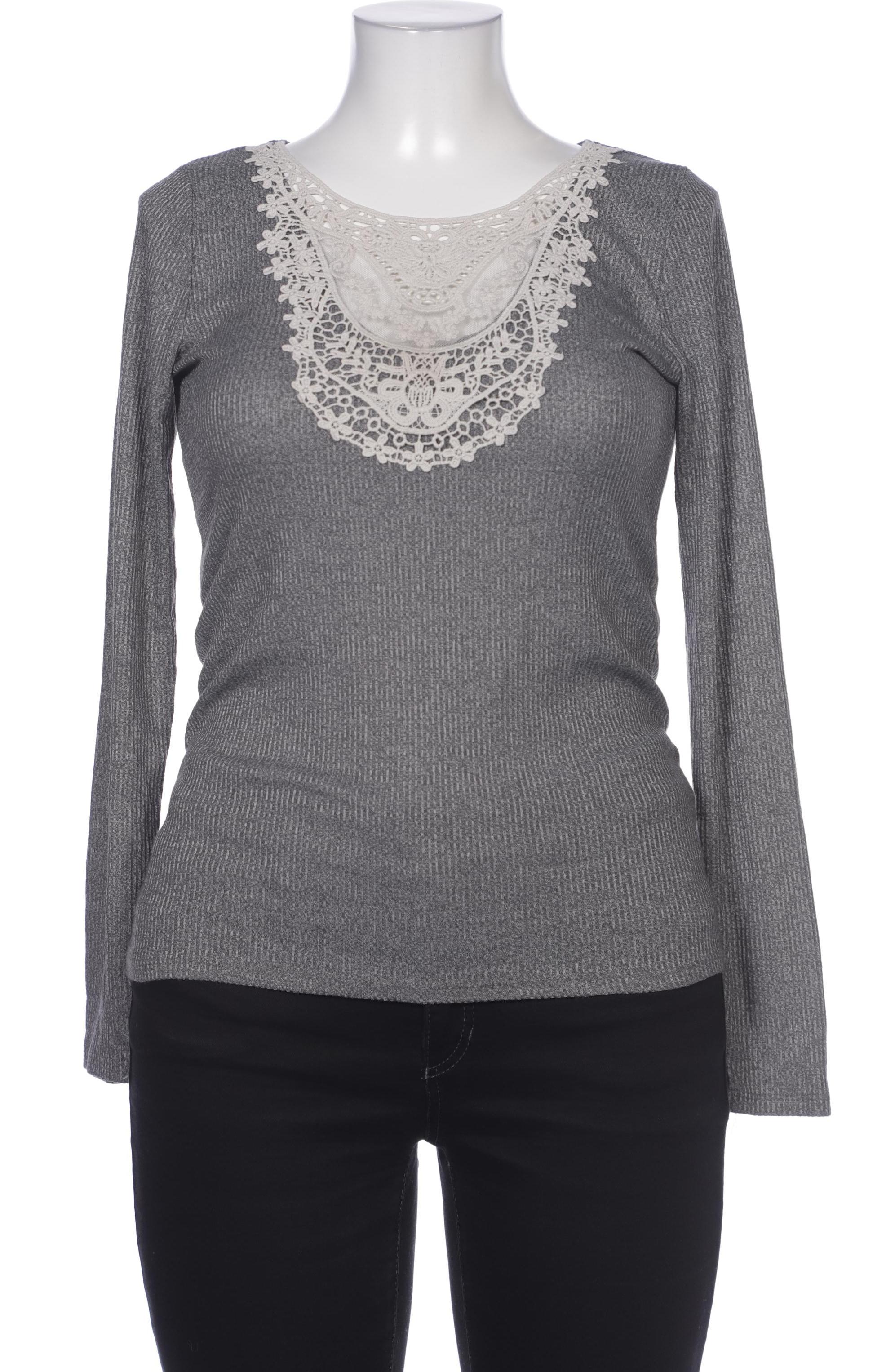 

Hollister Damen Langarmshirt, grau, Gr. 42