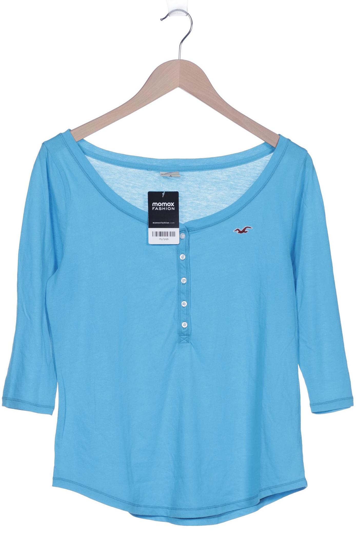 

Hollister Damen Langarmshirt, blau