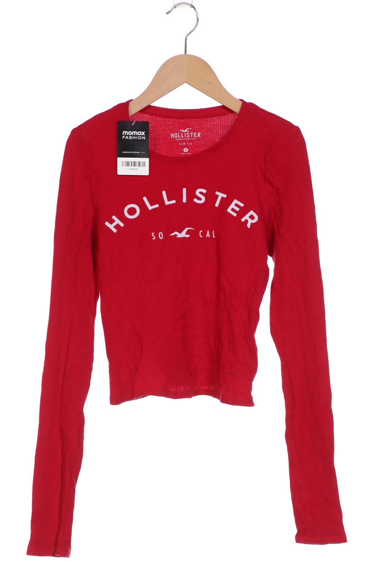 

Hollister Damen Langarmshirt, rot, Gr. 38