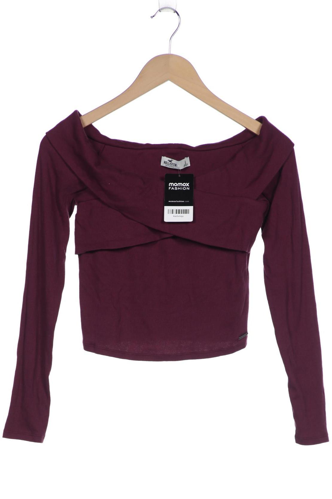 

Hollister Damen Langarmshirt, bordeaux, Gr. 42