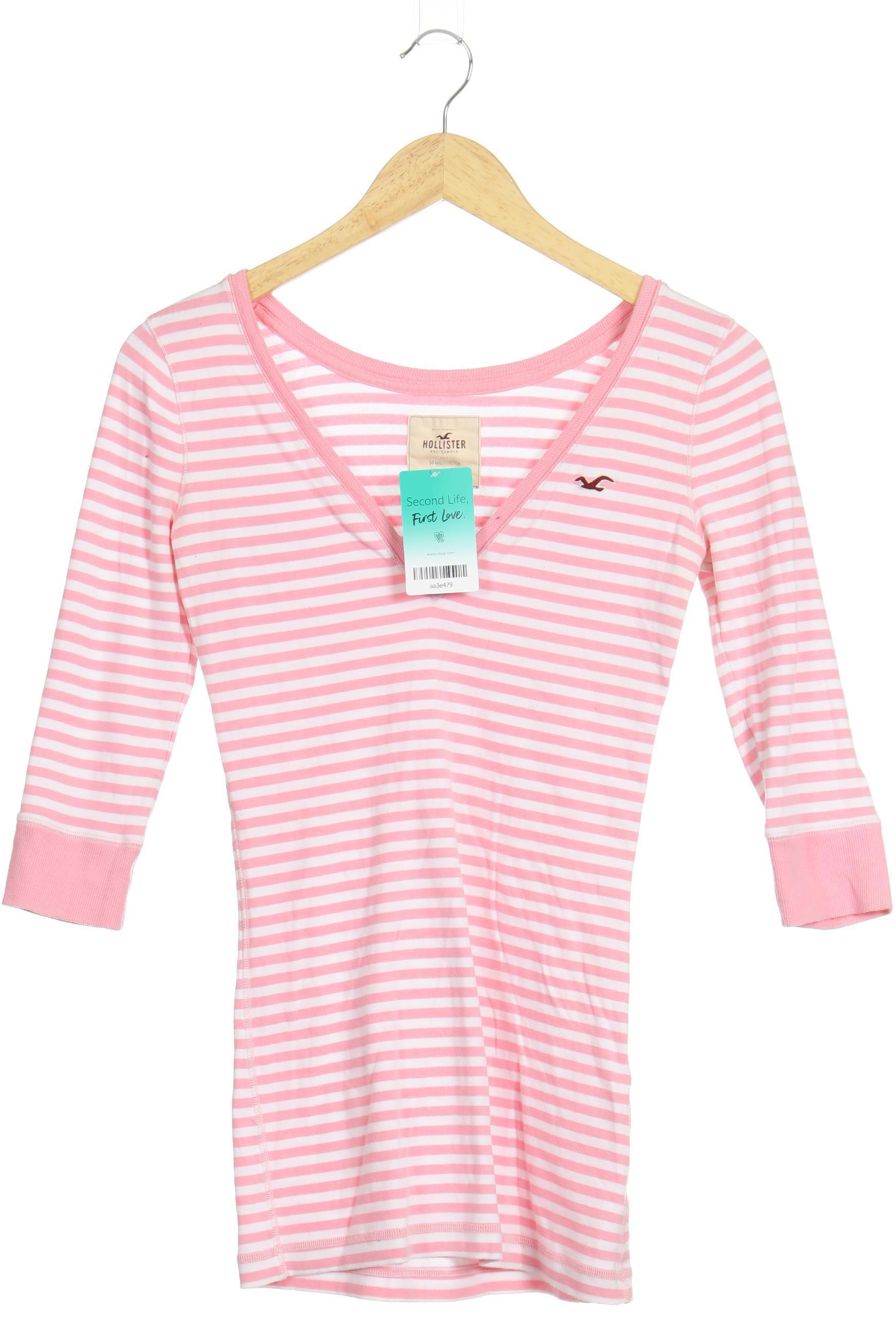 

Hollister Damen Langarmshirt, pink, Gr.