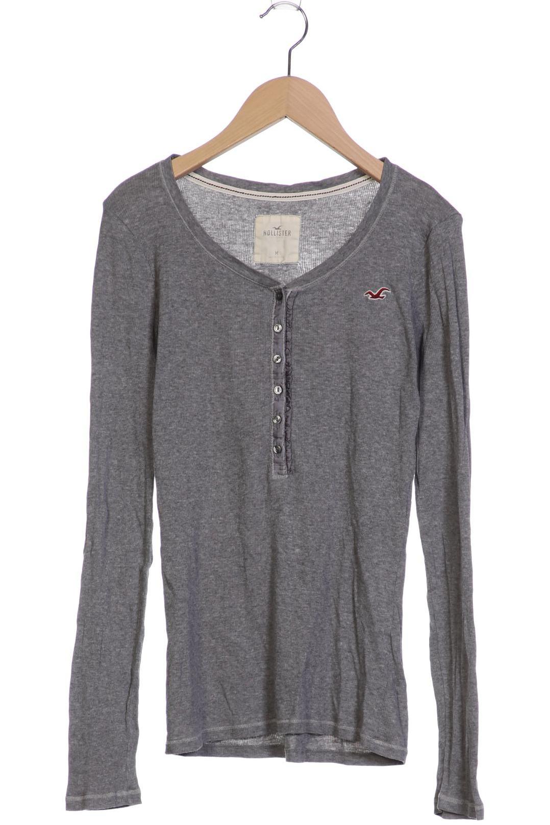 

Hollister Damen Langarmshirt, grau