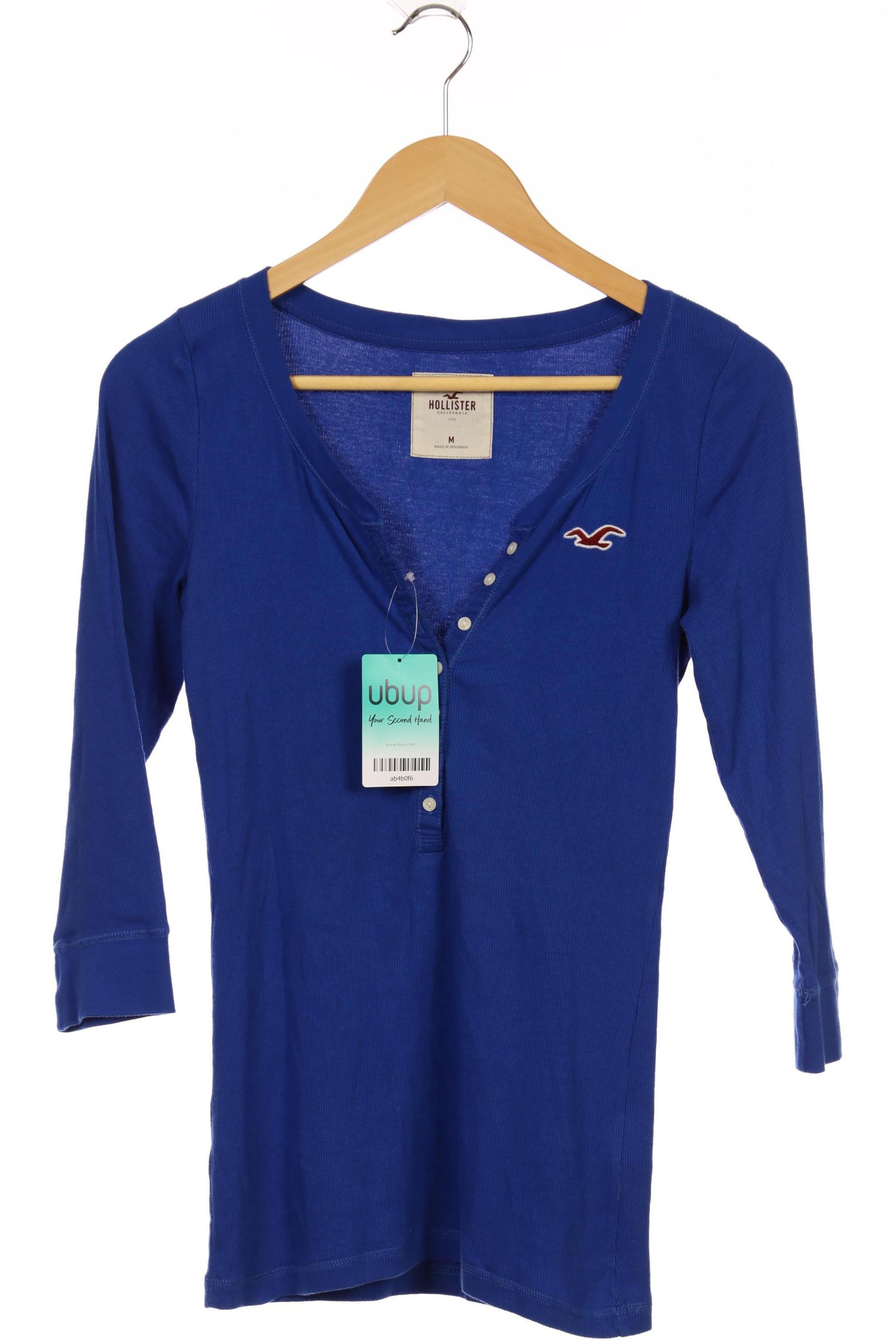 

Hollister Damen Langarmshirt, blau, Gr.