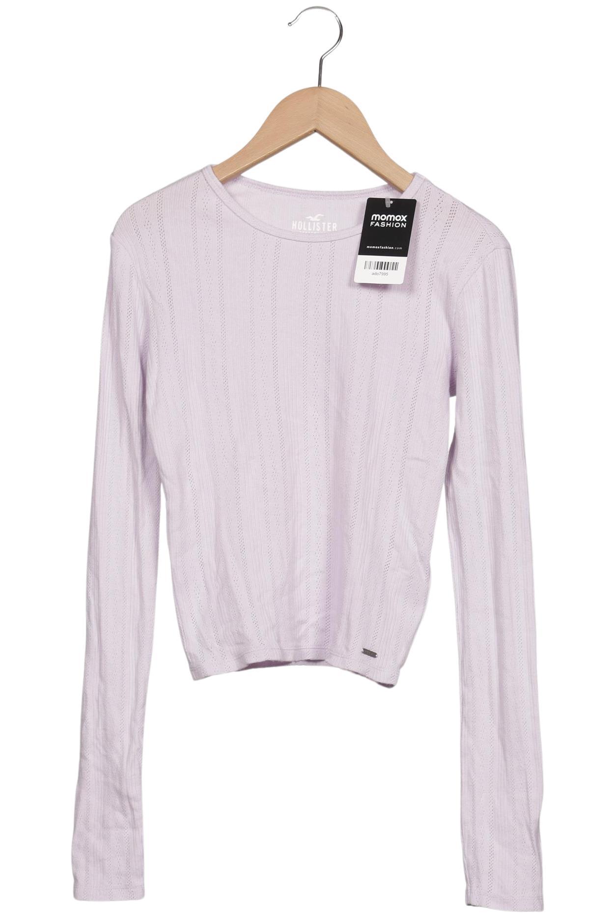 

Hollister Damen Langarmshirt, flieder, Gr. 34