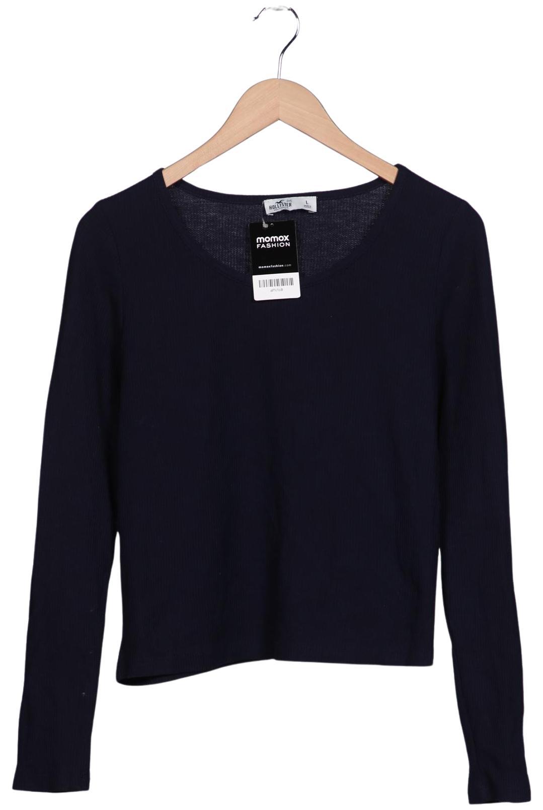 

Hollister Damen Langarmshirt, marineblau, Gr. 42