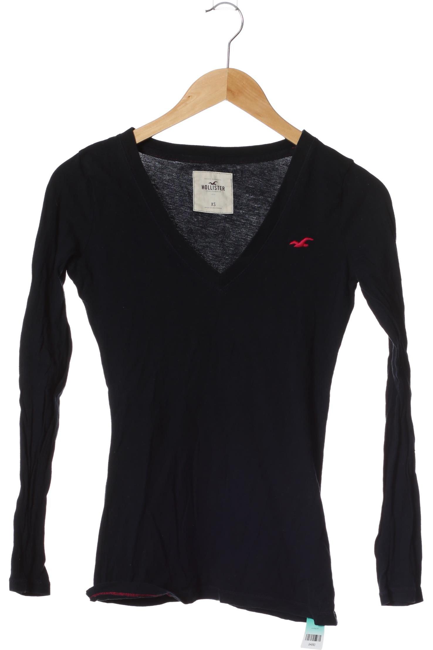 

Hollister Damen Langarmshirt, blau, Gr. 34
