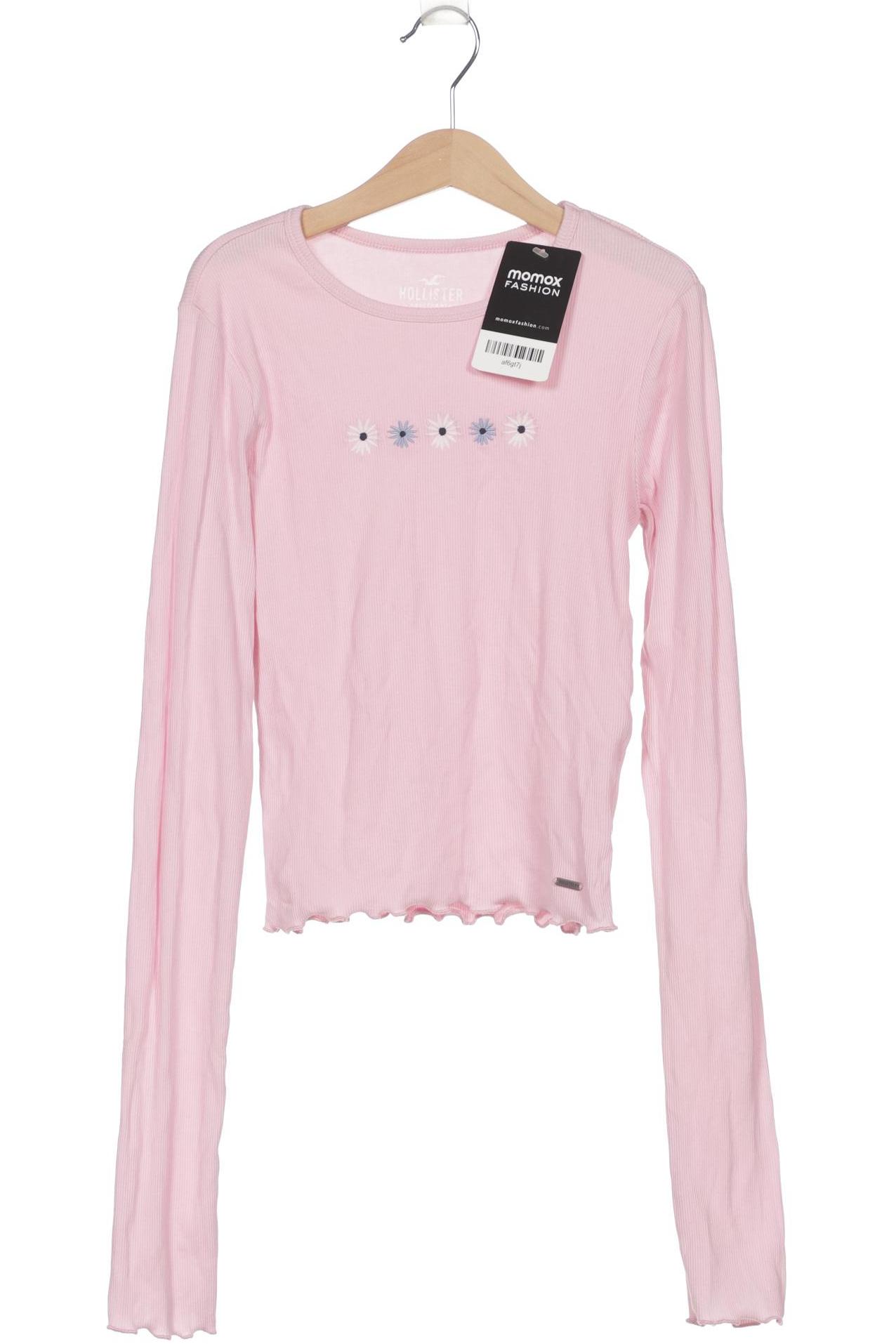 

Hollister Damen Langarmshirt, pink, Gr. 34