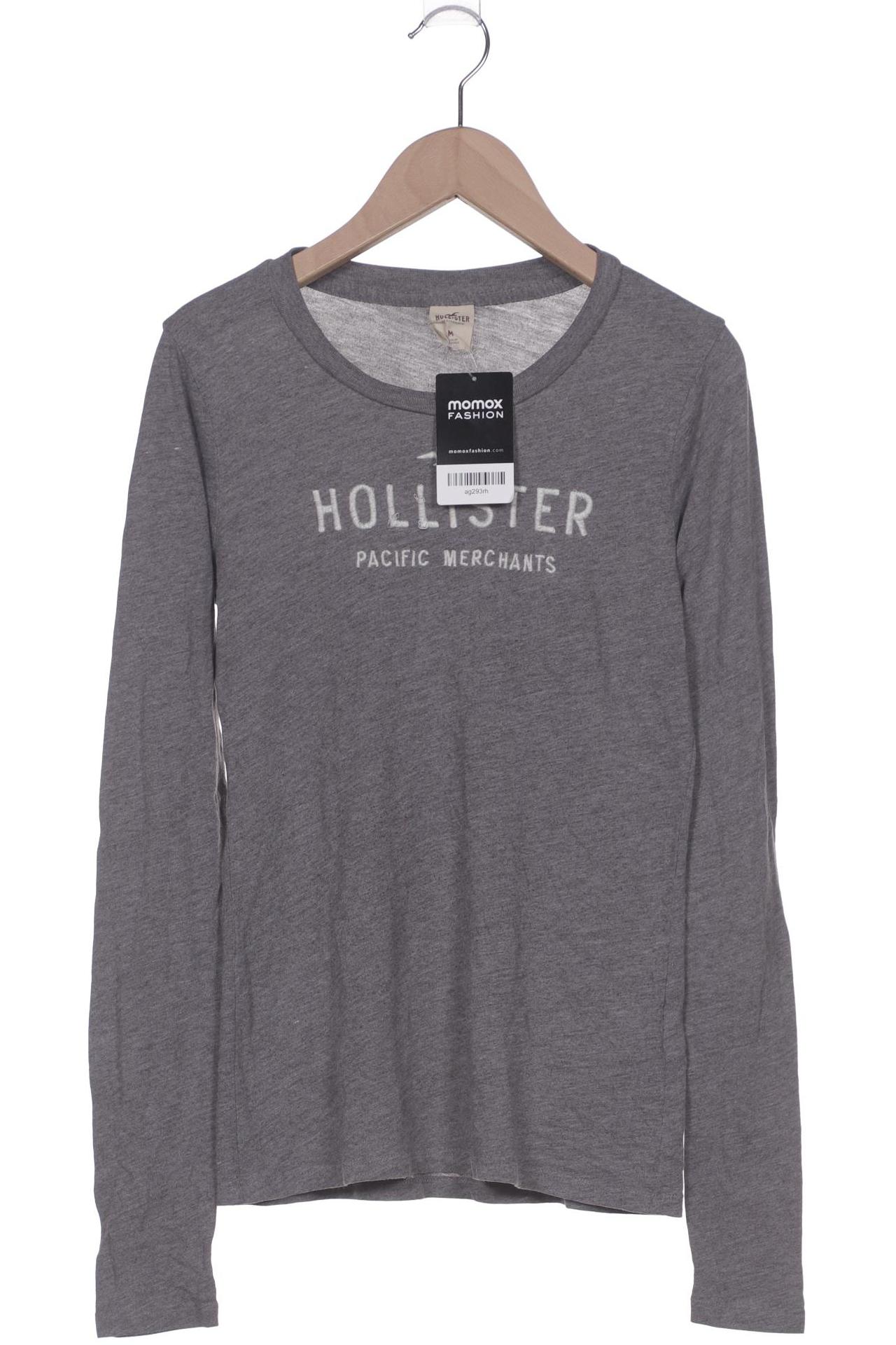 

Hollister Damen Langarmshirt, grau, Gr. 38