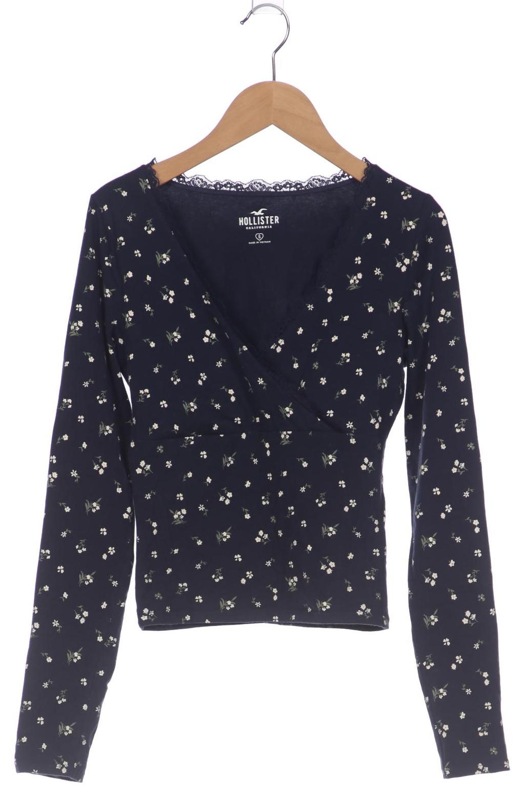 

Hollister Damen Langarmshirt, marineblau, Gr. 36