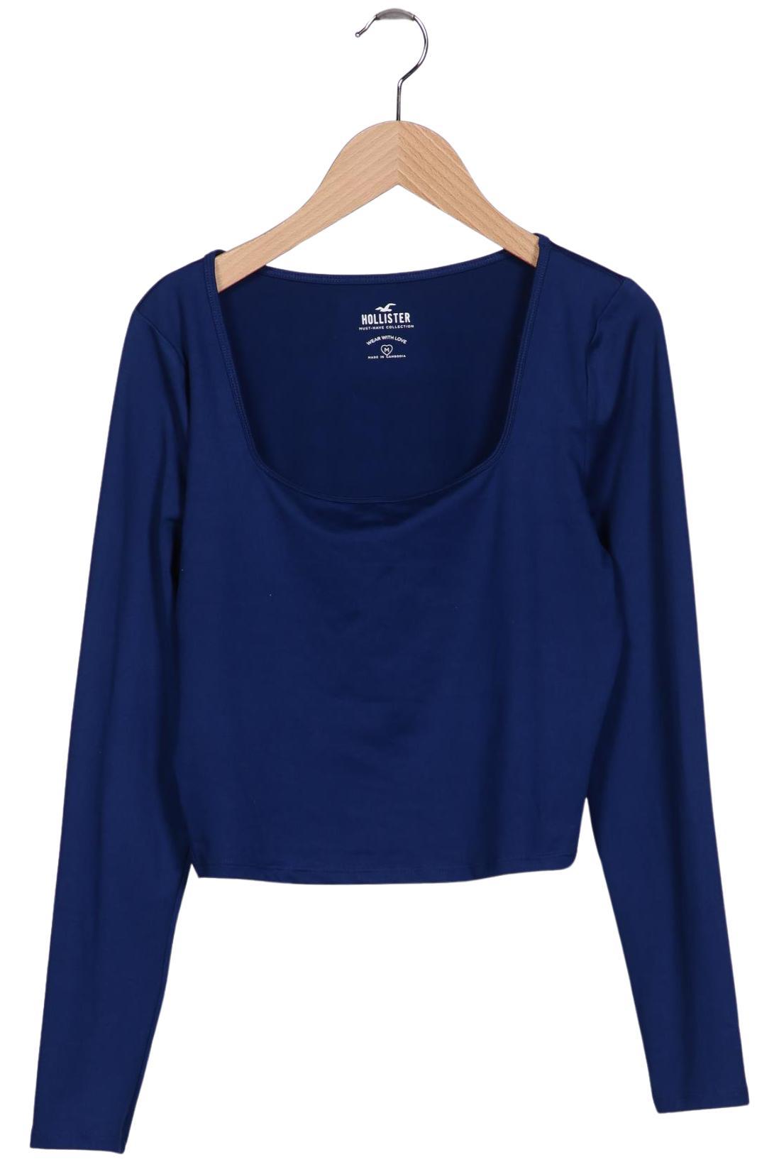 

Hollister Damen Langarmshirt, blau, Gr. 38