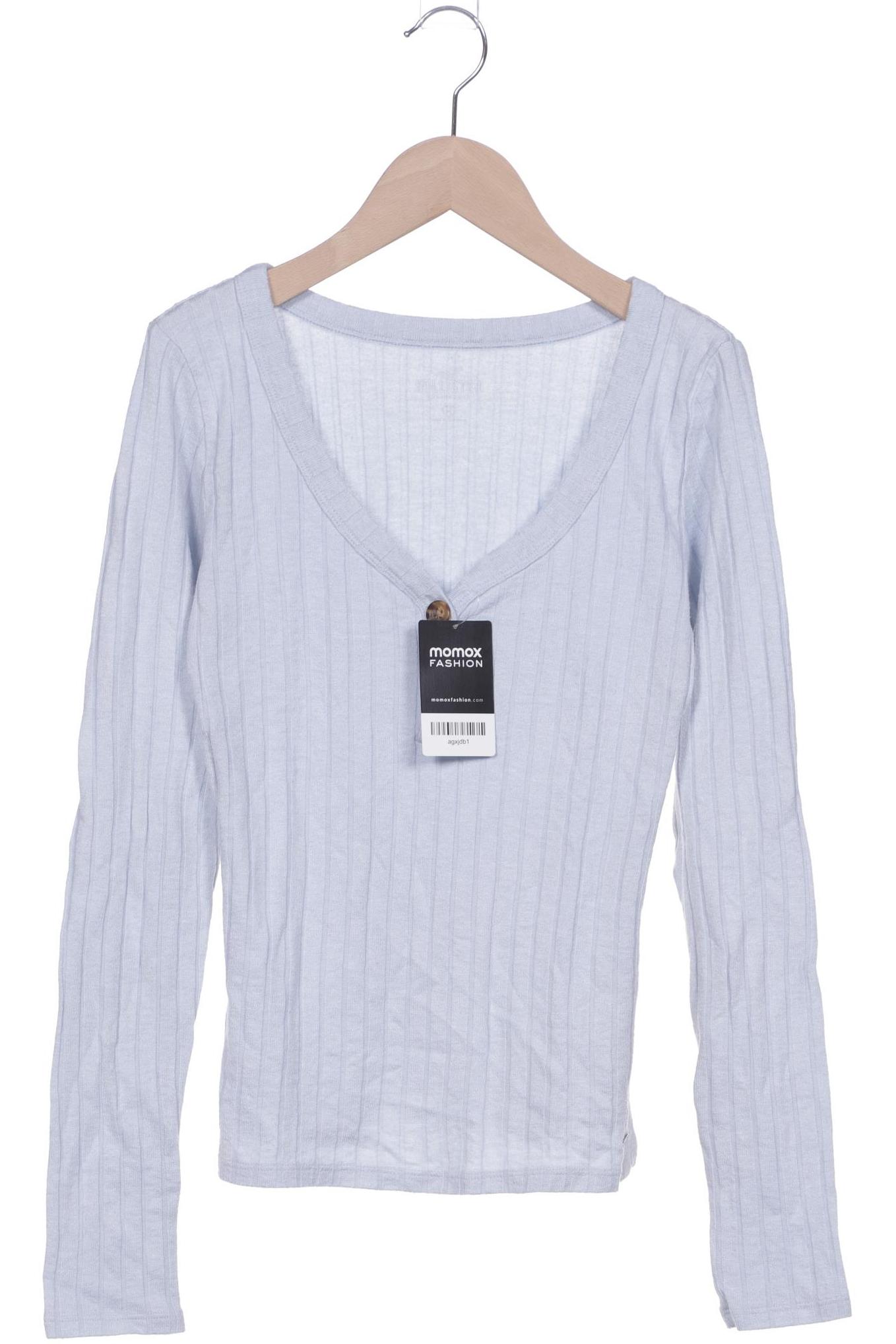 

Hollister Damen Langarmshirt, hellblau, Gr. 38