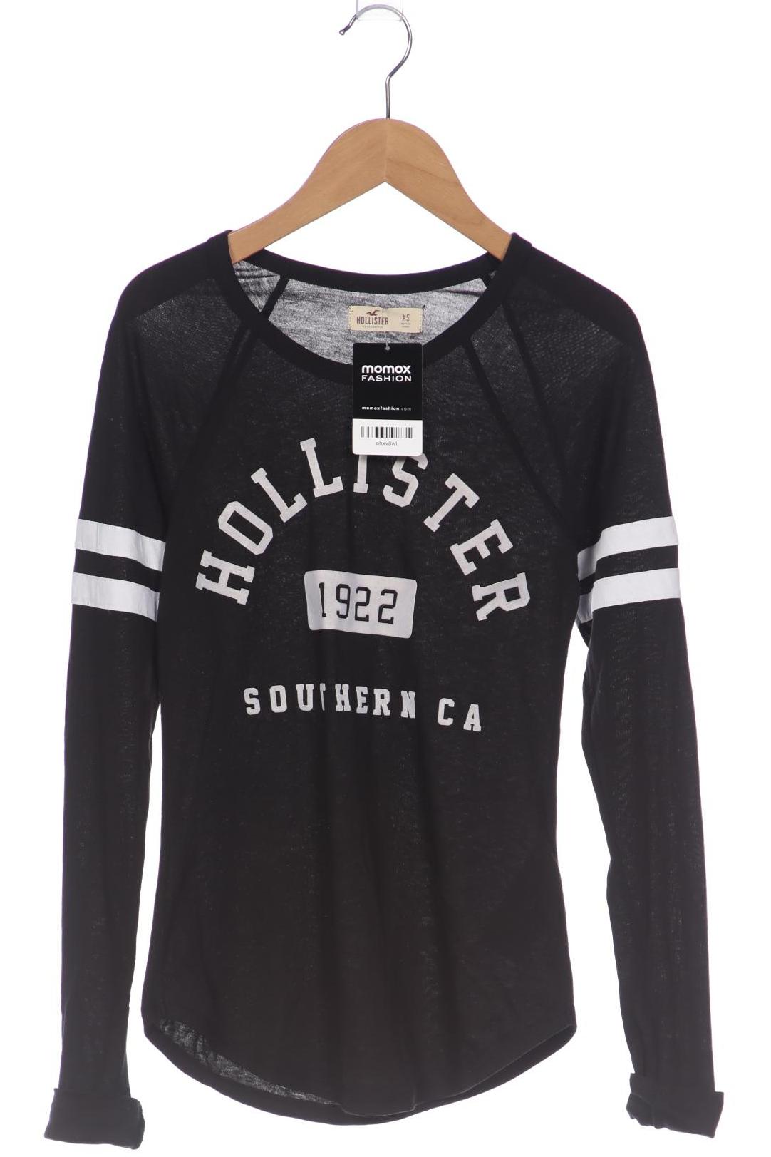

Hollister Damen Langarmshirt, schwarz, Gr. 34