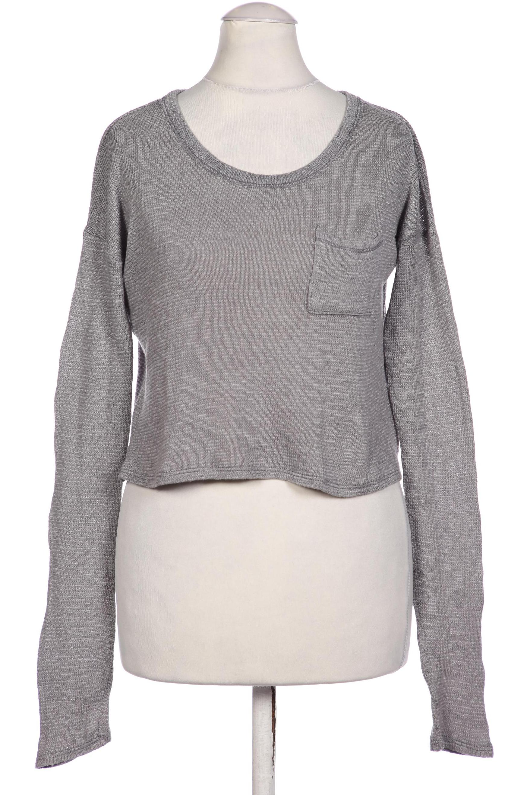 

Hollister Damen Langarmshirt, grau, Gr. 34