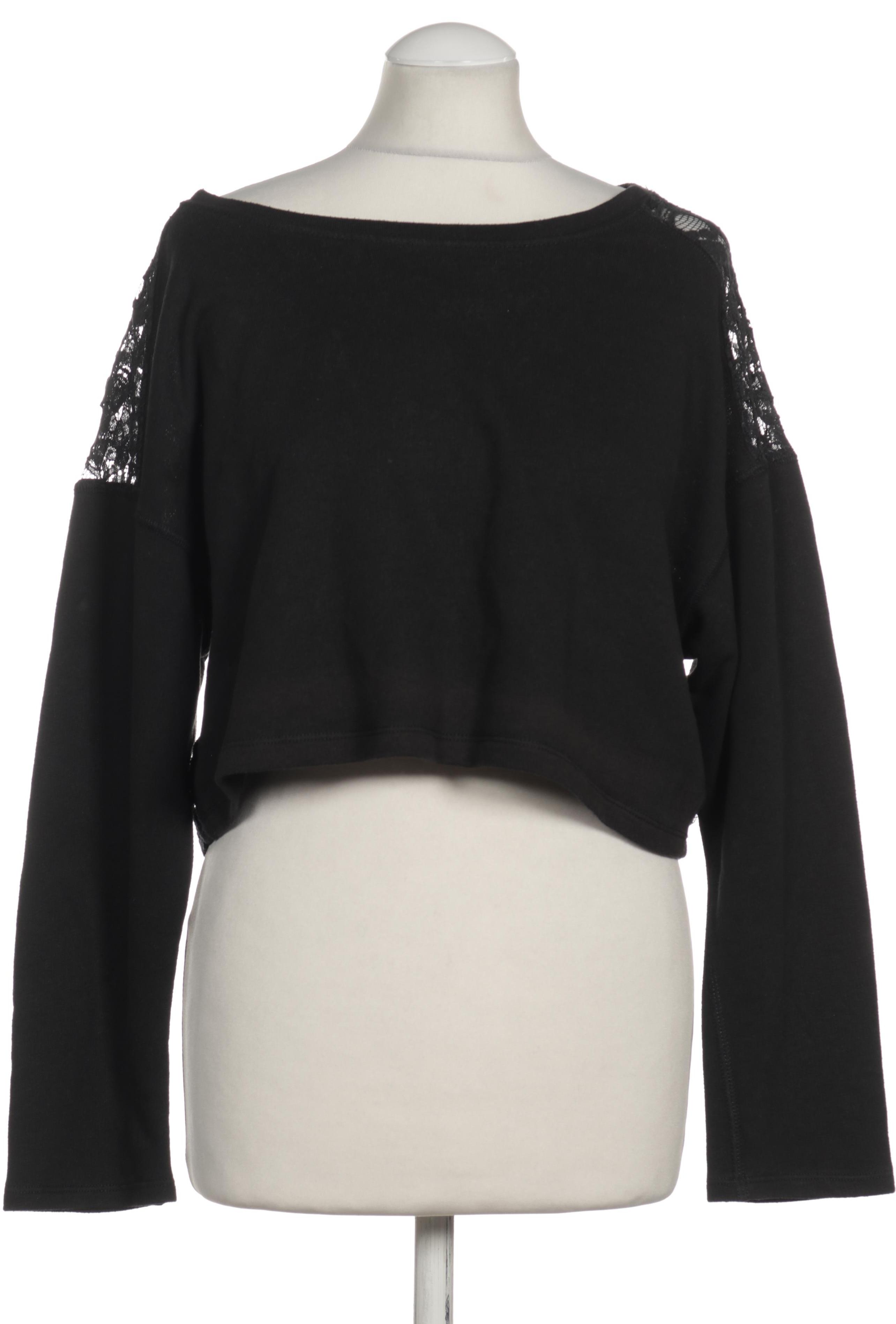 

Hollister Damen Langarmshirt, schwarz, Gr. 38