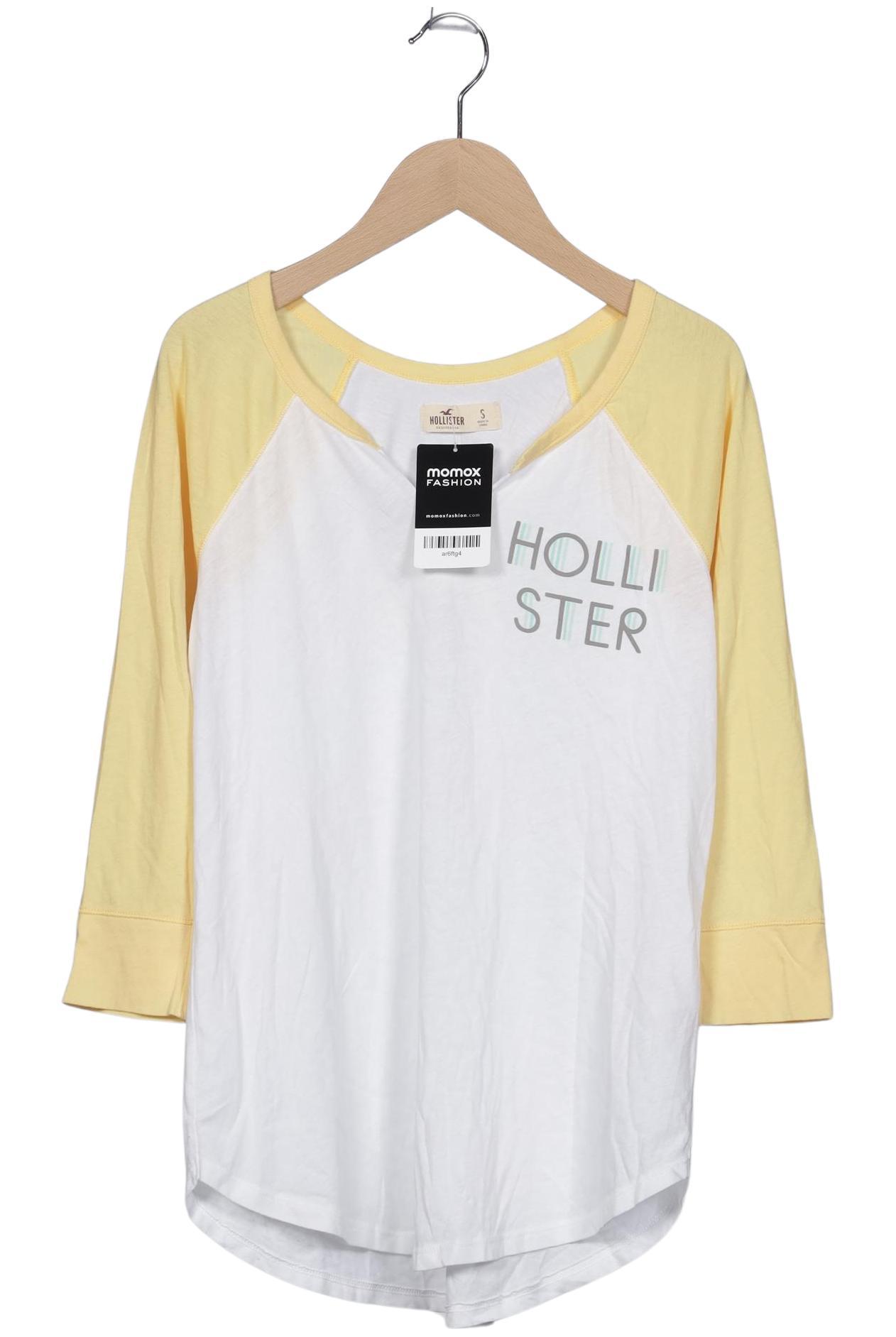 

Hollister Damen Langarmshirt, weiß, Gr. 36
