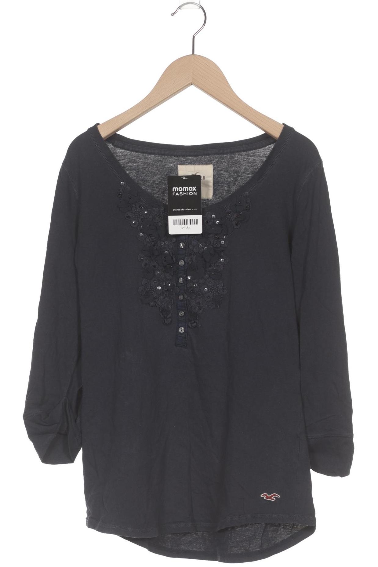 

Hollister Damen Langarmshirt, marineblau, Gr. 42