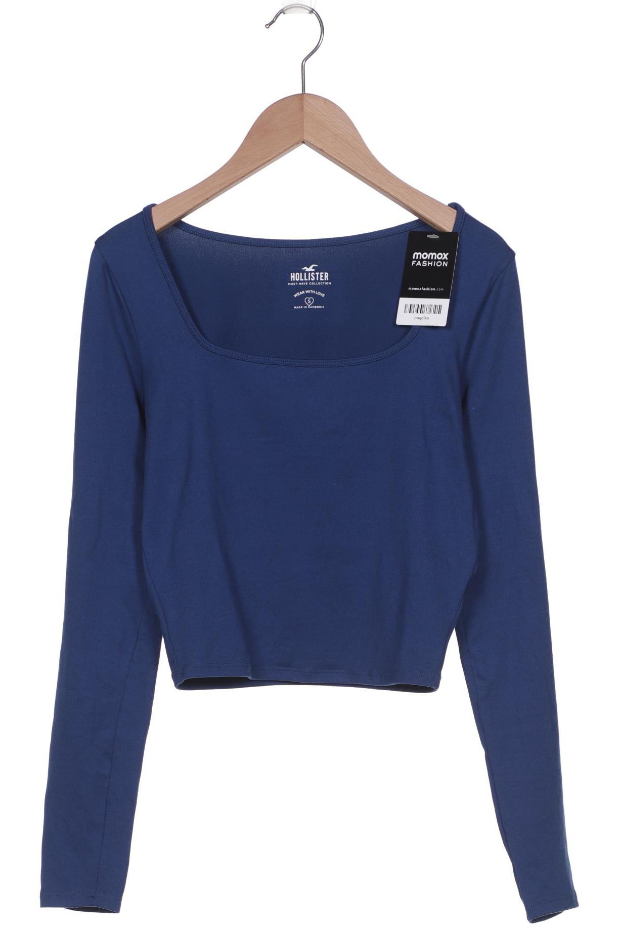 

Hollister Damen Langarmshirt, blau, Gr. 36