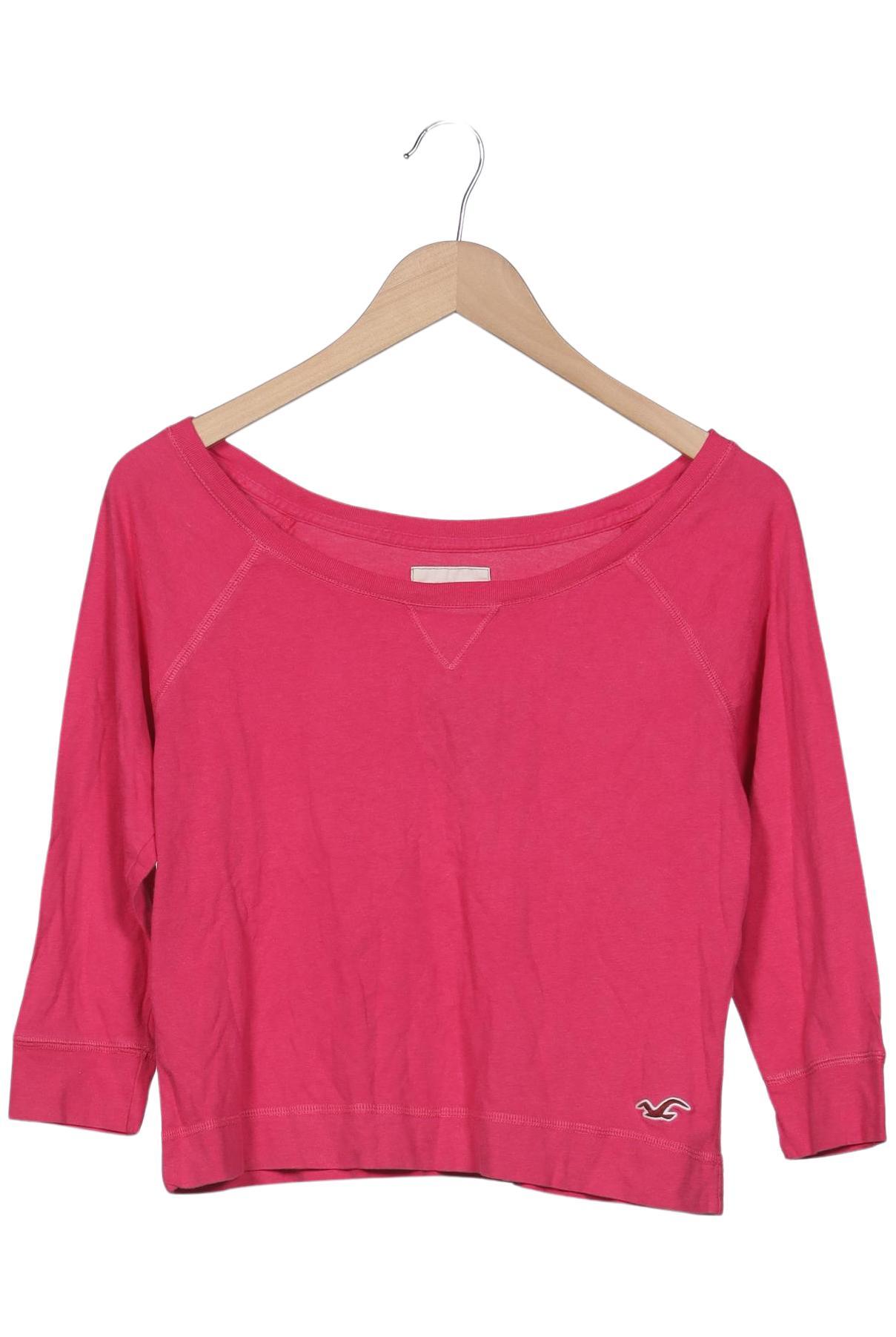 

Hollister Damen Langarmshirt, pink, Gr. 36