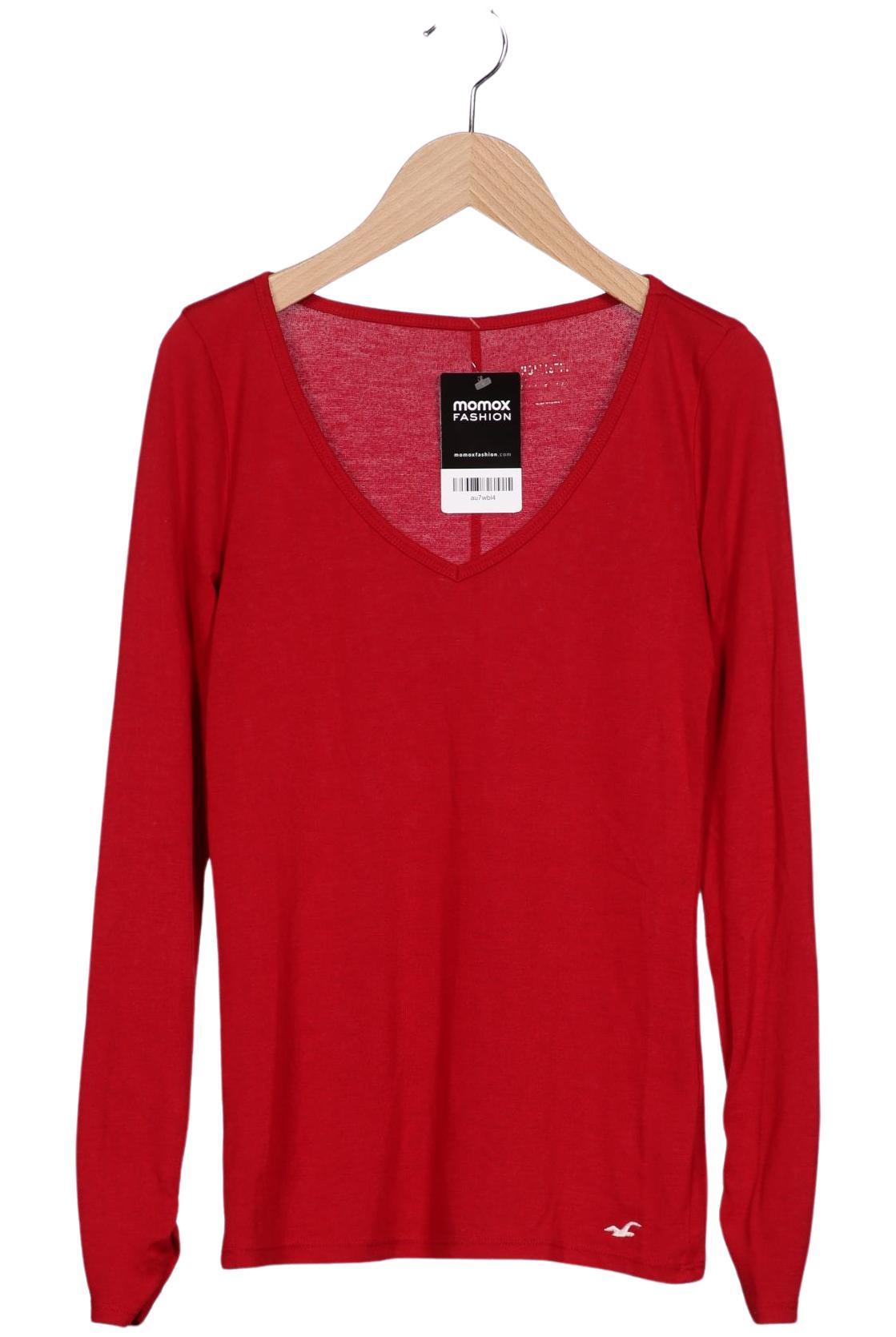 

Hollister Damen Langarmshirt, rot, Gr. 36