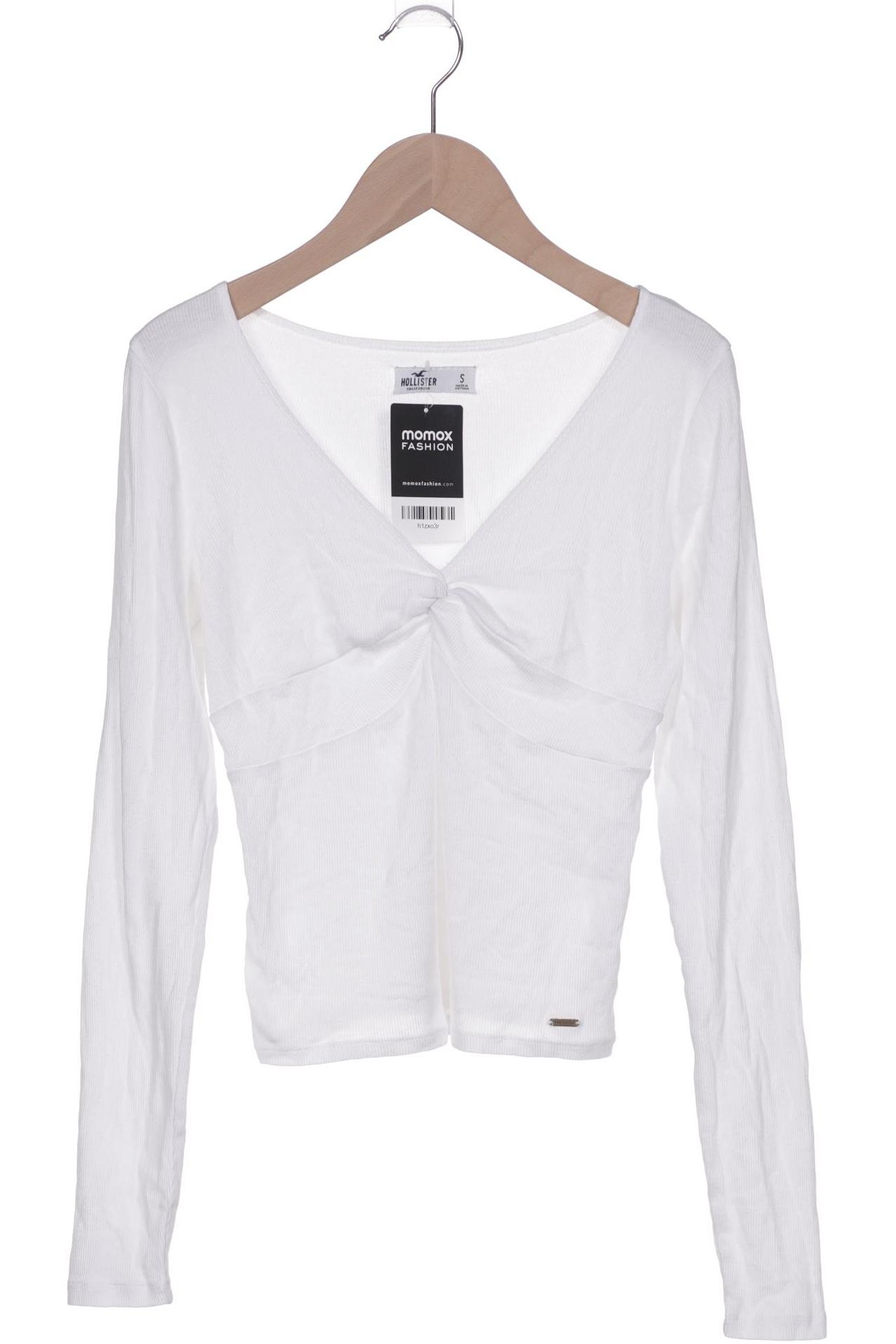 

Hollister Damen Langarmshirt, weiß, Gr. 36