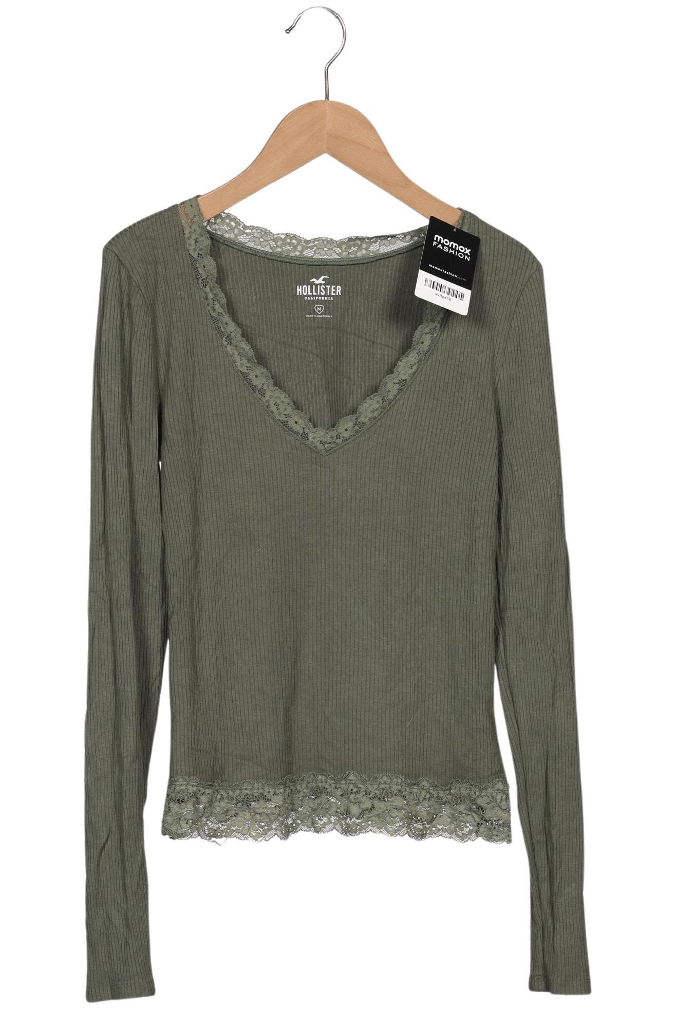 

Hollister Damen Langarmshirt, grün, Gr. 38