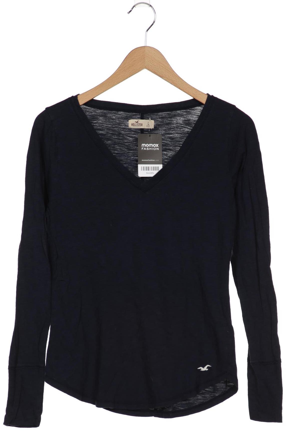

Hollister Damen Langarmshirt, marineblau, Gr. 42