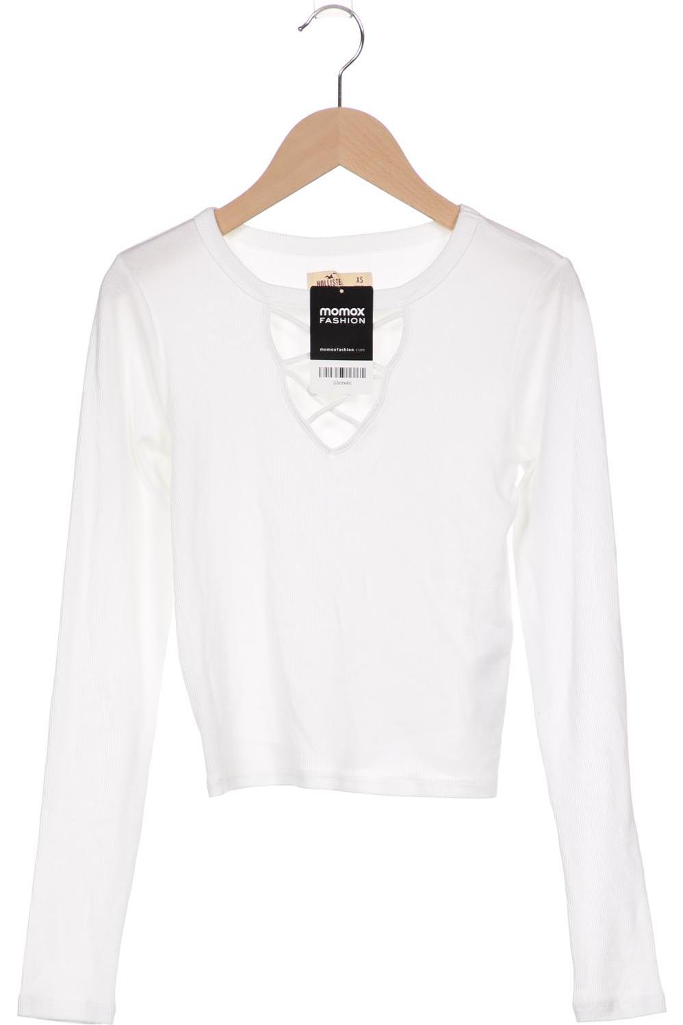 

Hollister Damen Langarmshirt, weiß