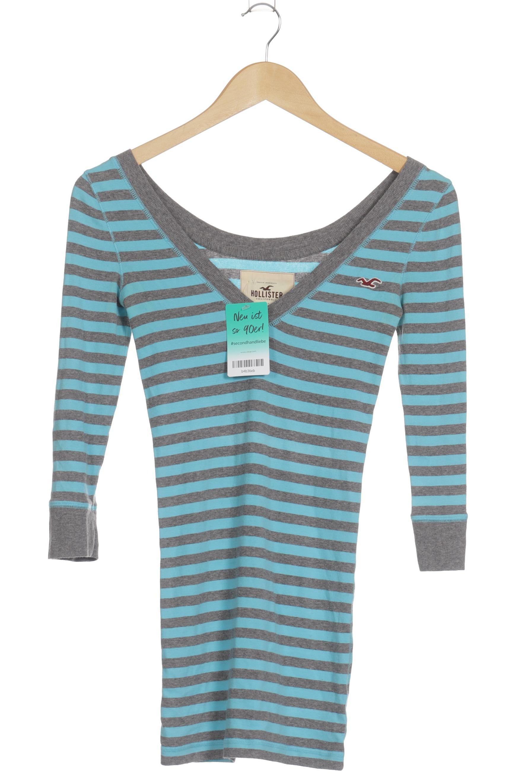 

Hollister Damen Langarmshirt, blau, Gr.