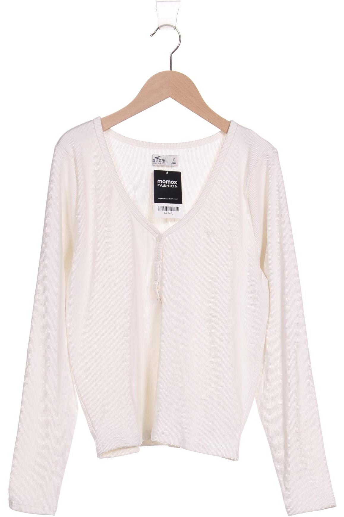 

Hollister Damen Langarmshirt, weiß, Gr. 44