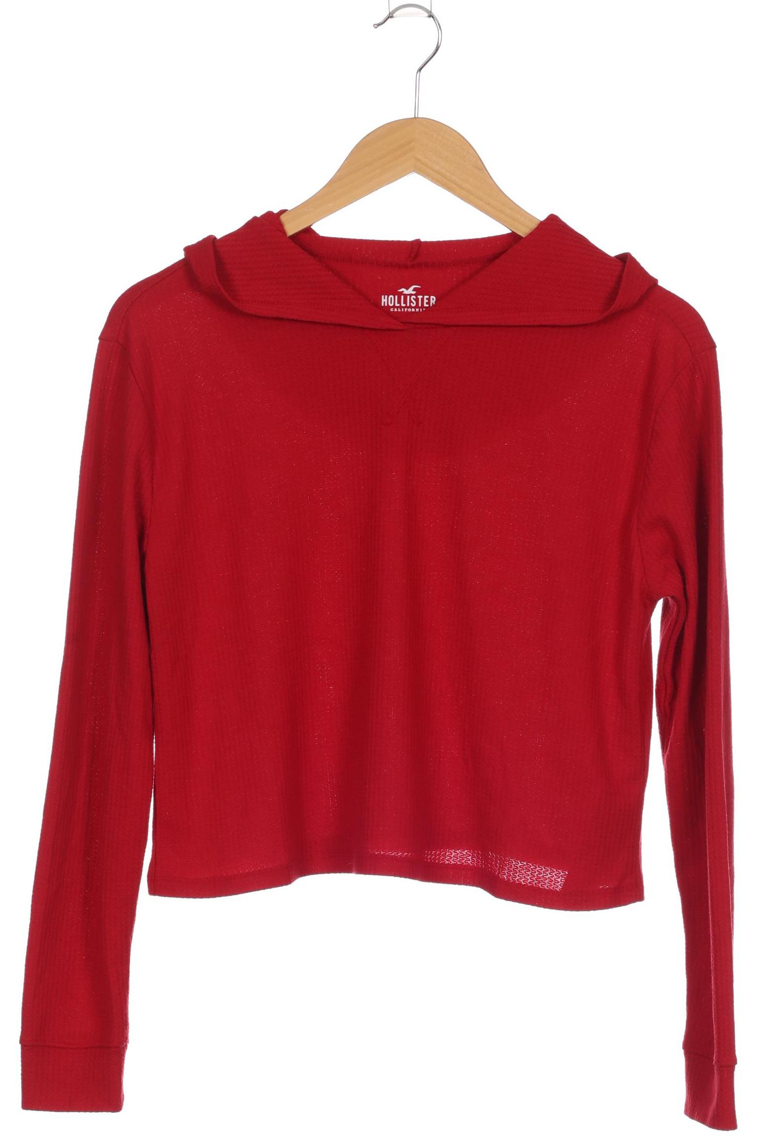 

Hollister Damen Langarmshirt, rot, Gr. 34