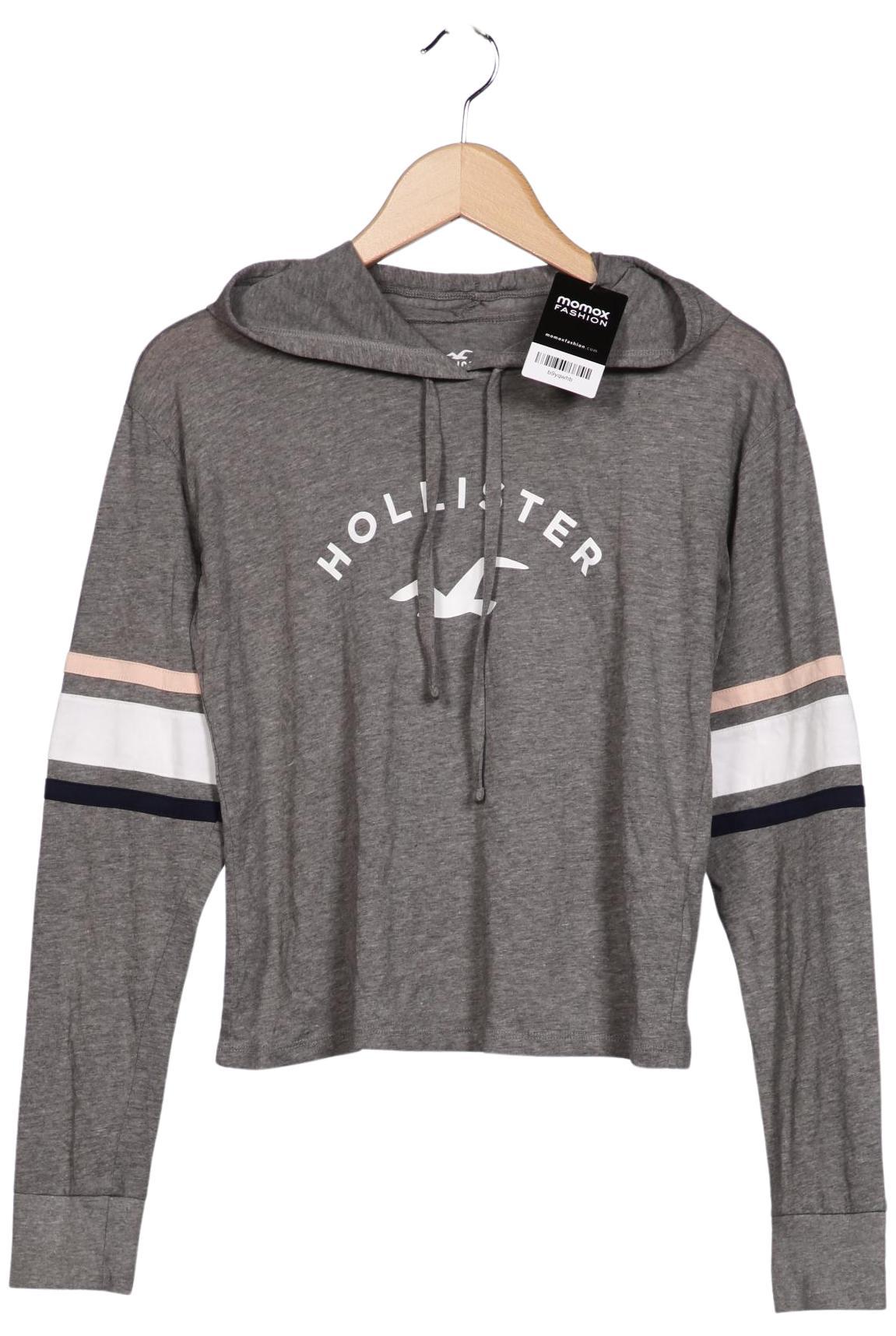 

Hollister Damen Langarmshirt, grau, Gr. 34