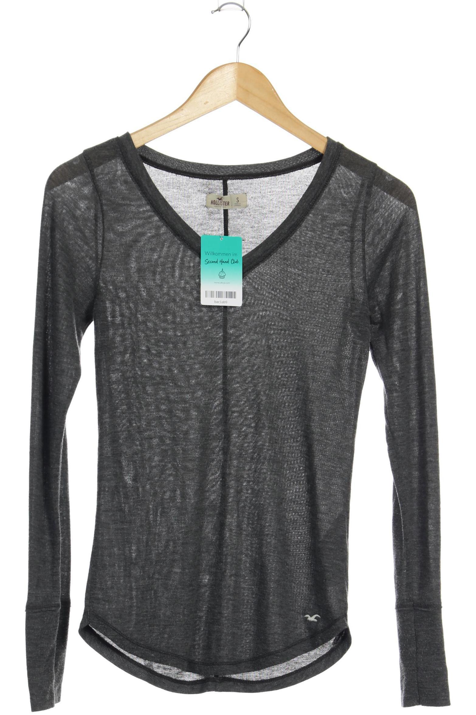 

Hollister Damen Langarmshirt, grau, Gr.