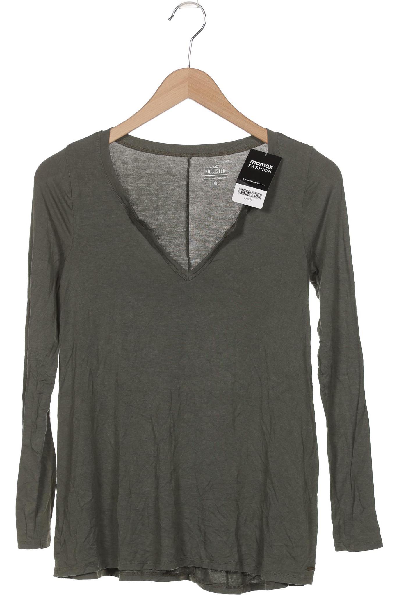 

Hollister Damen Langarmshirt, grün, Gr. 36