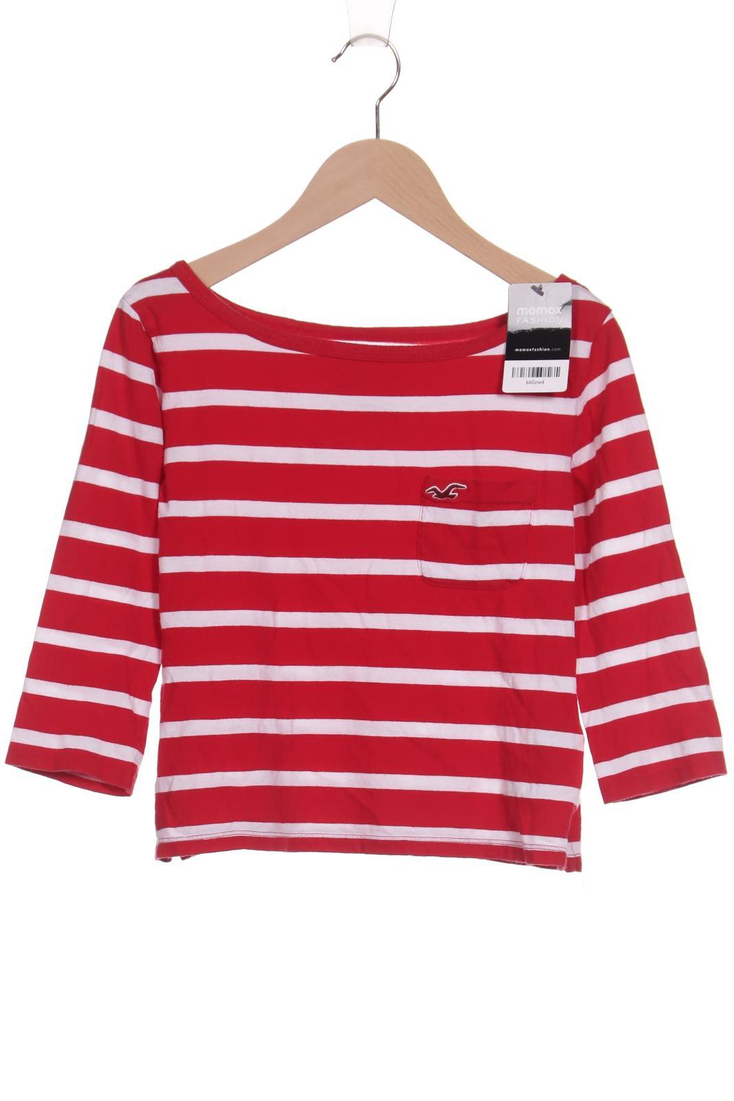 

Hollister Damen Langarmshirt, rot, Gr. 34