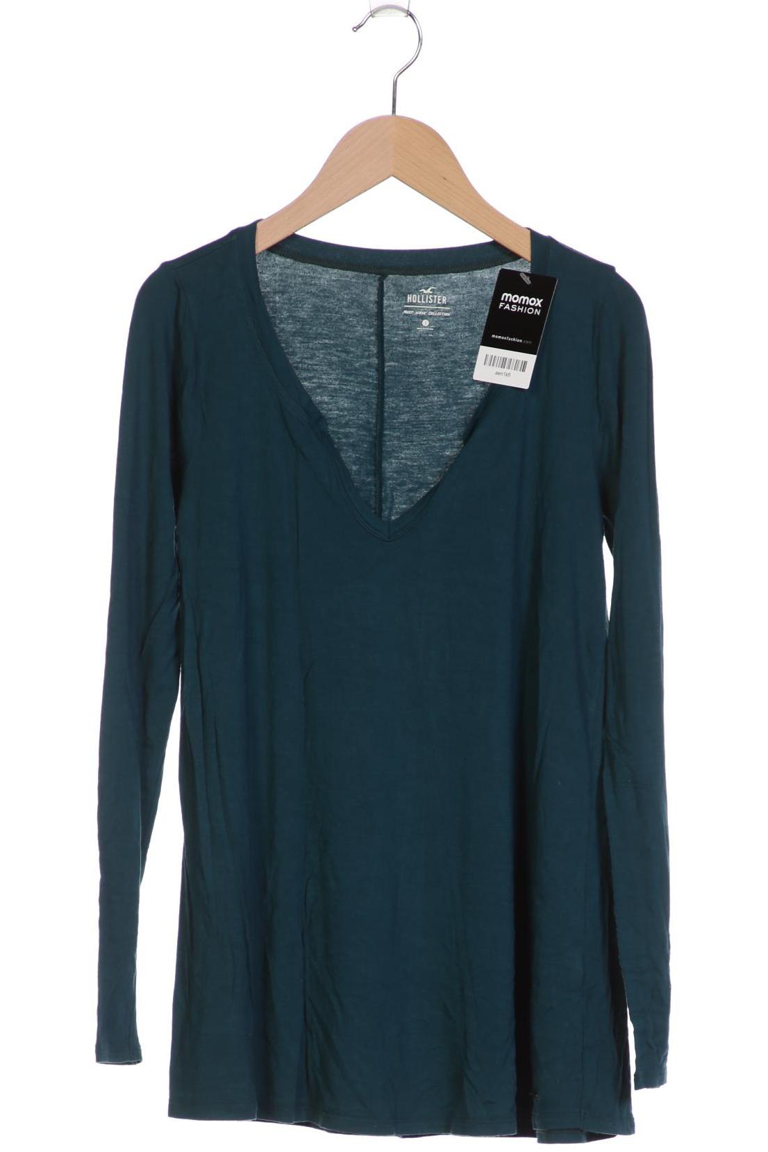 

Hollister Damen Langarmshirt, türkis, Gr. 36