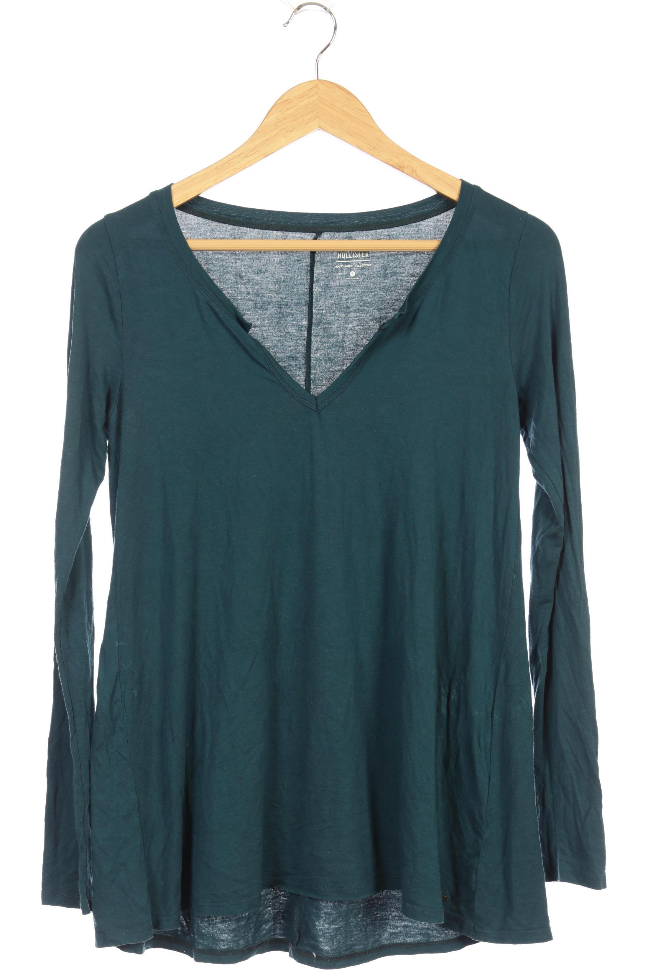 

Hollister Damen Langarmshirt, türkis, Gr.
