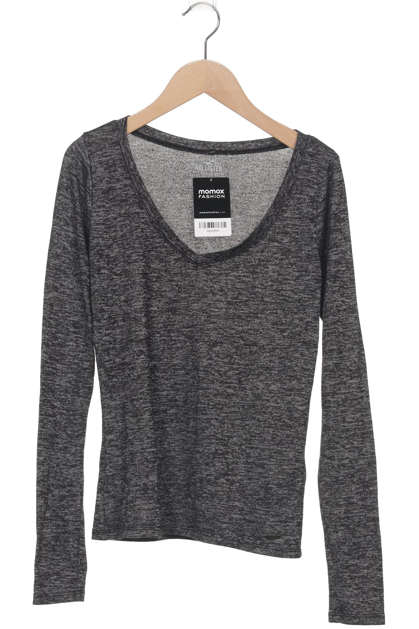 

Hollister Damen Langarmshirt, grau, Gr. 38