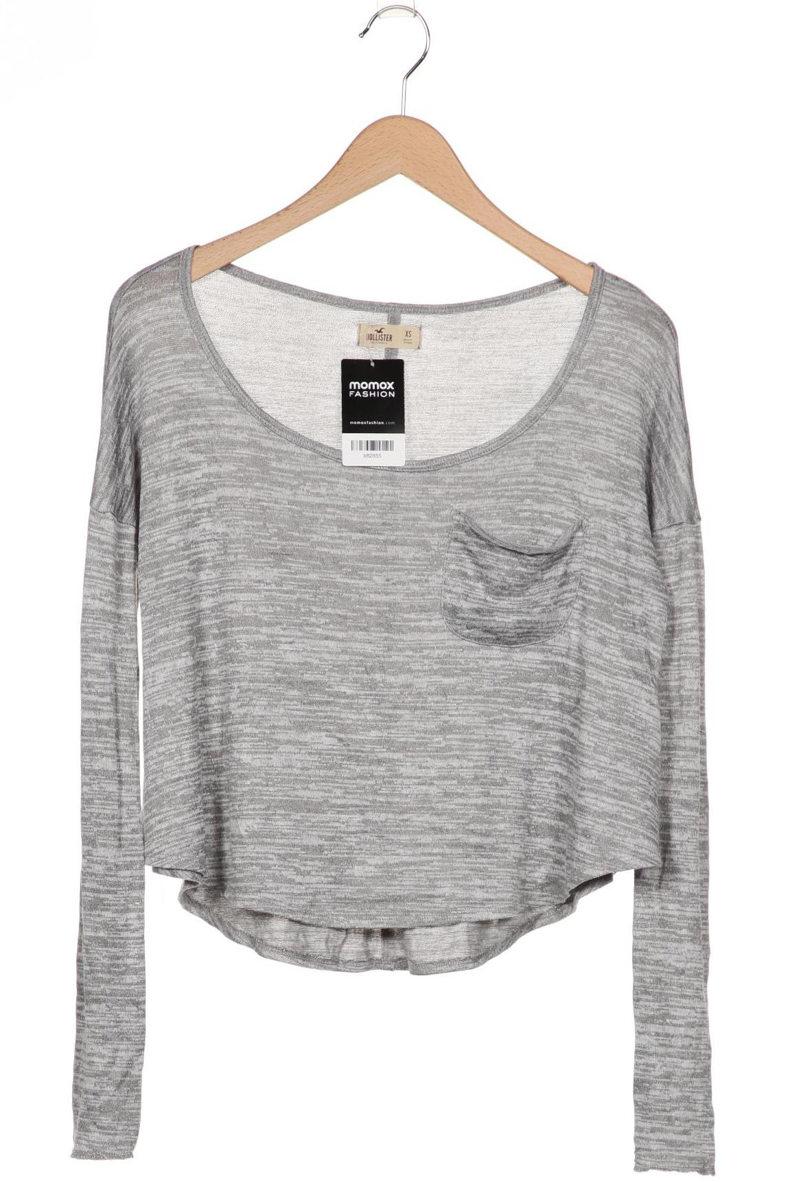 

Hollister Damen Langarmshirt, grau