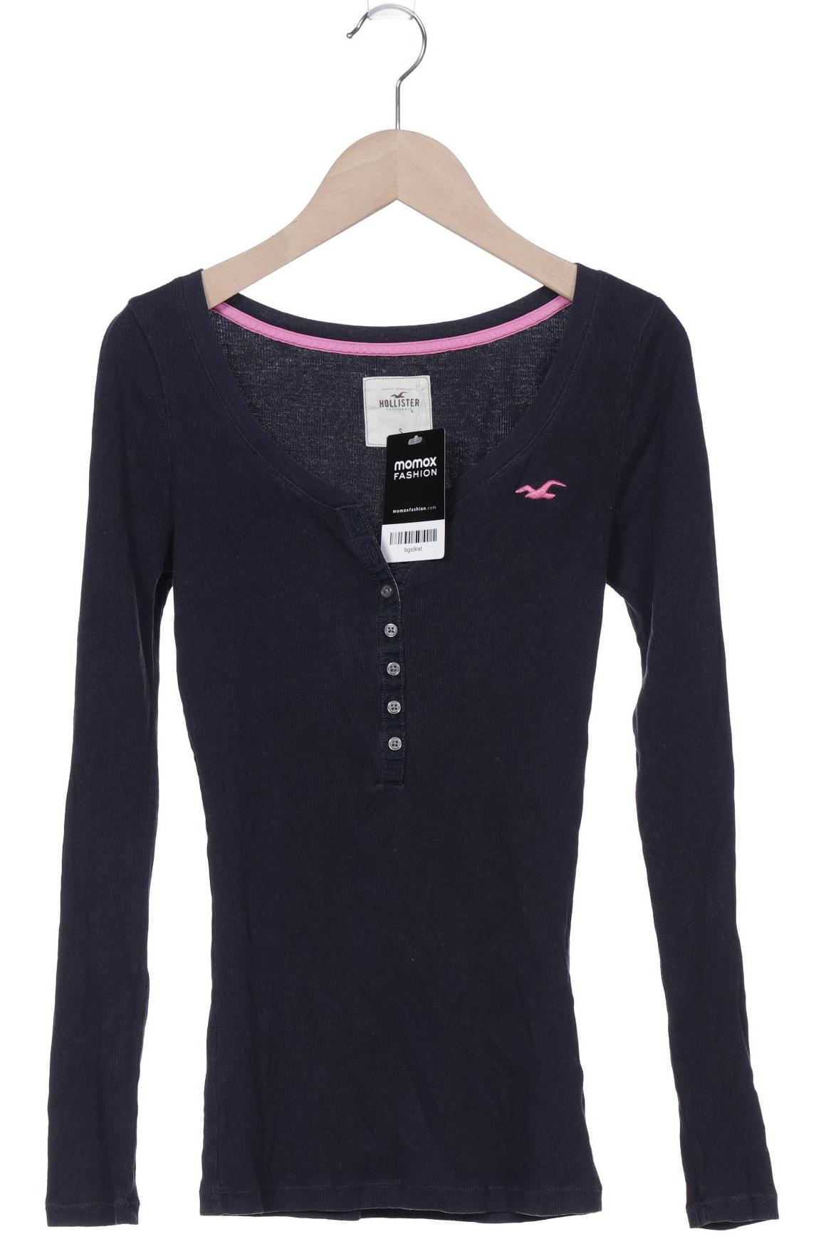 

Hollister Damen Langarmshirt, marineblau, Gr. 36