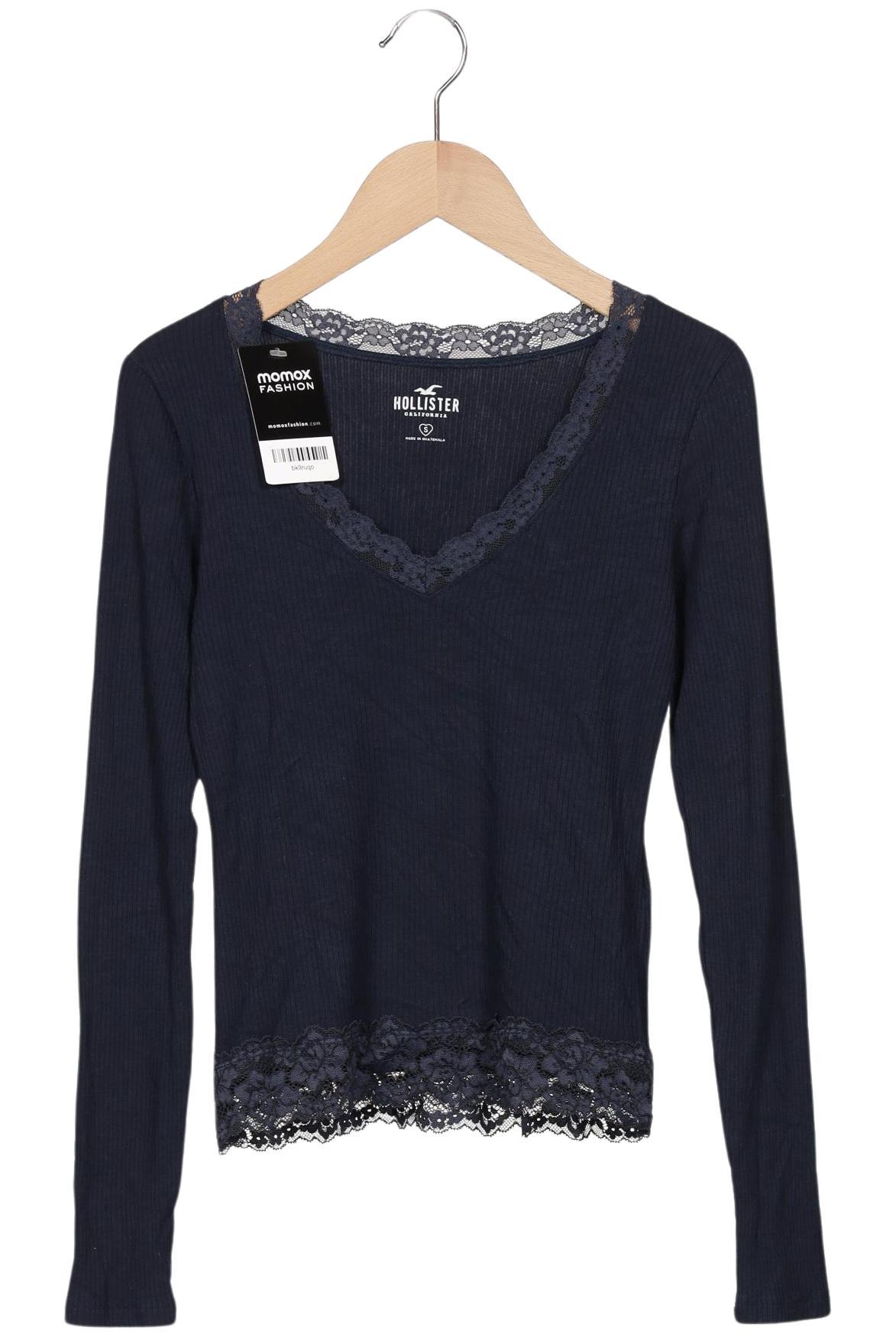 

Hollister Damen Langarmshirt, marineblau, Gr. 36