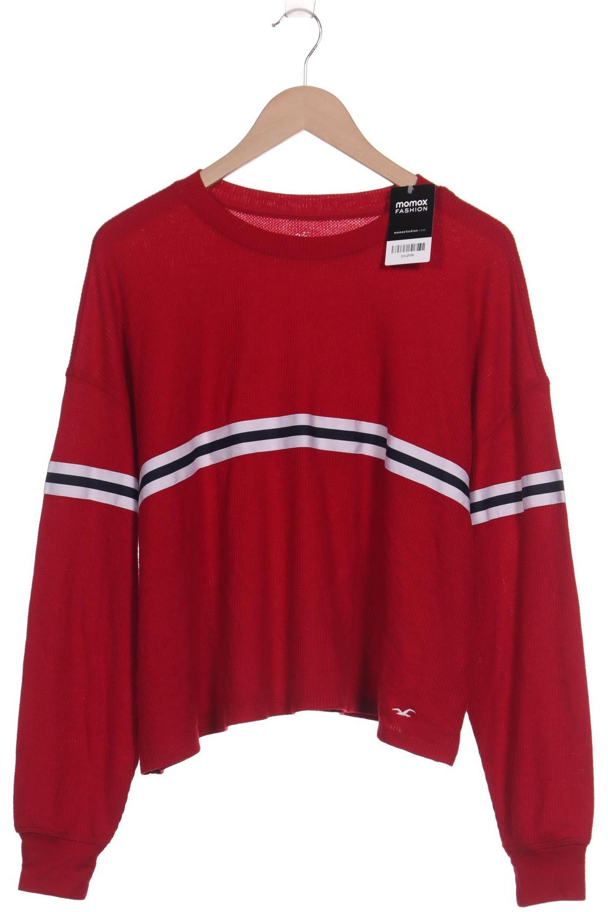 

Hollister Damen Langarmshirt, rot, Gr. 42