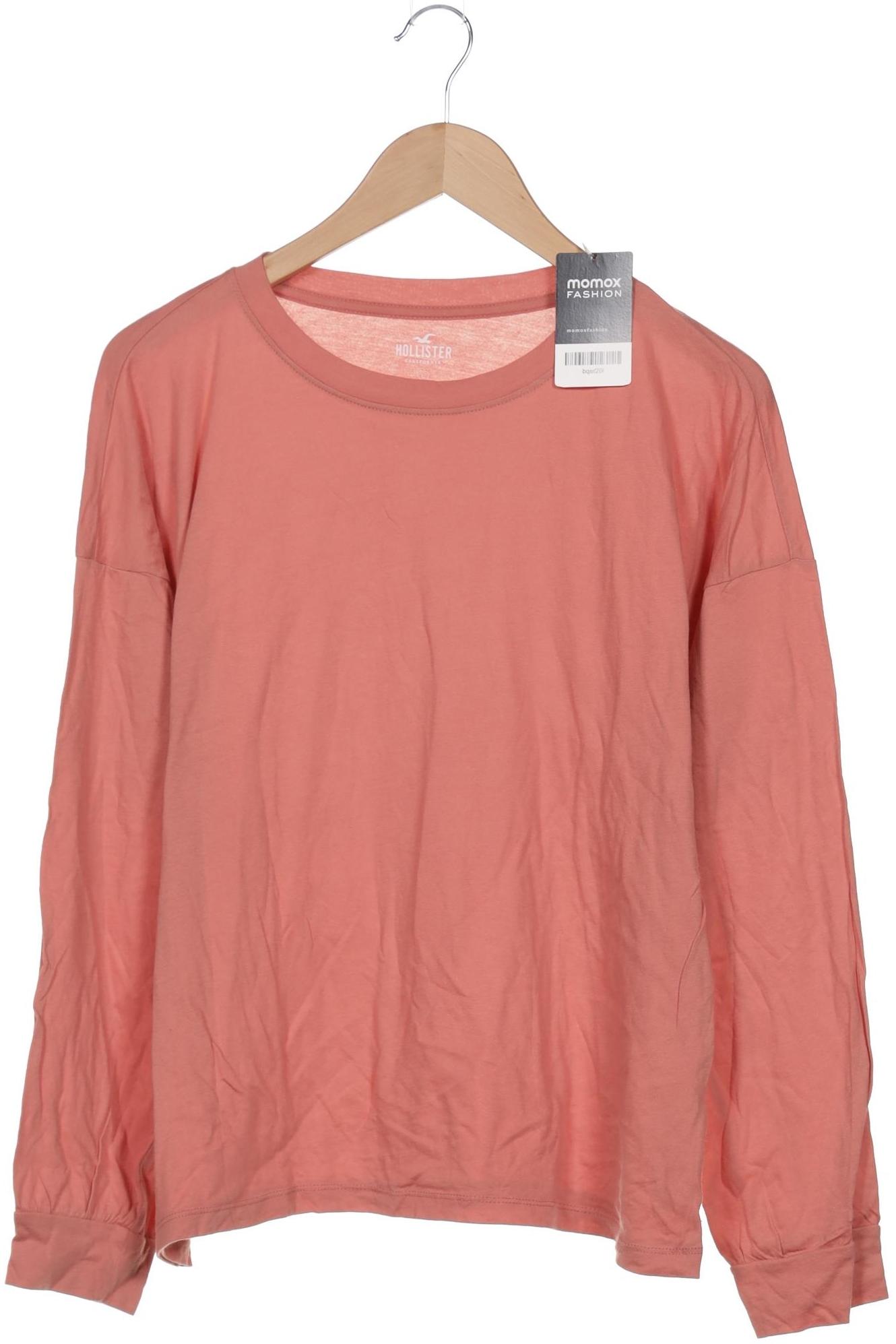 

Hollister Damen Langarmshirt, pink, Gr. 42