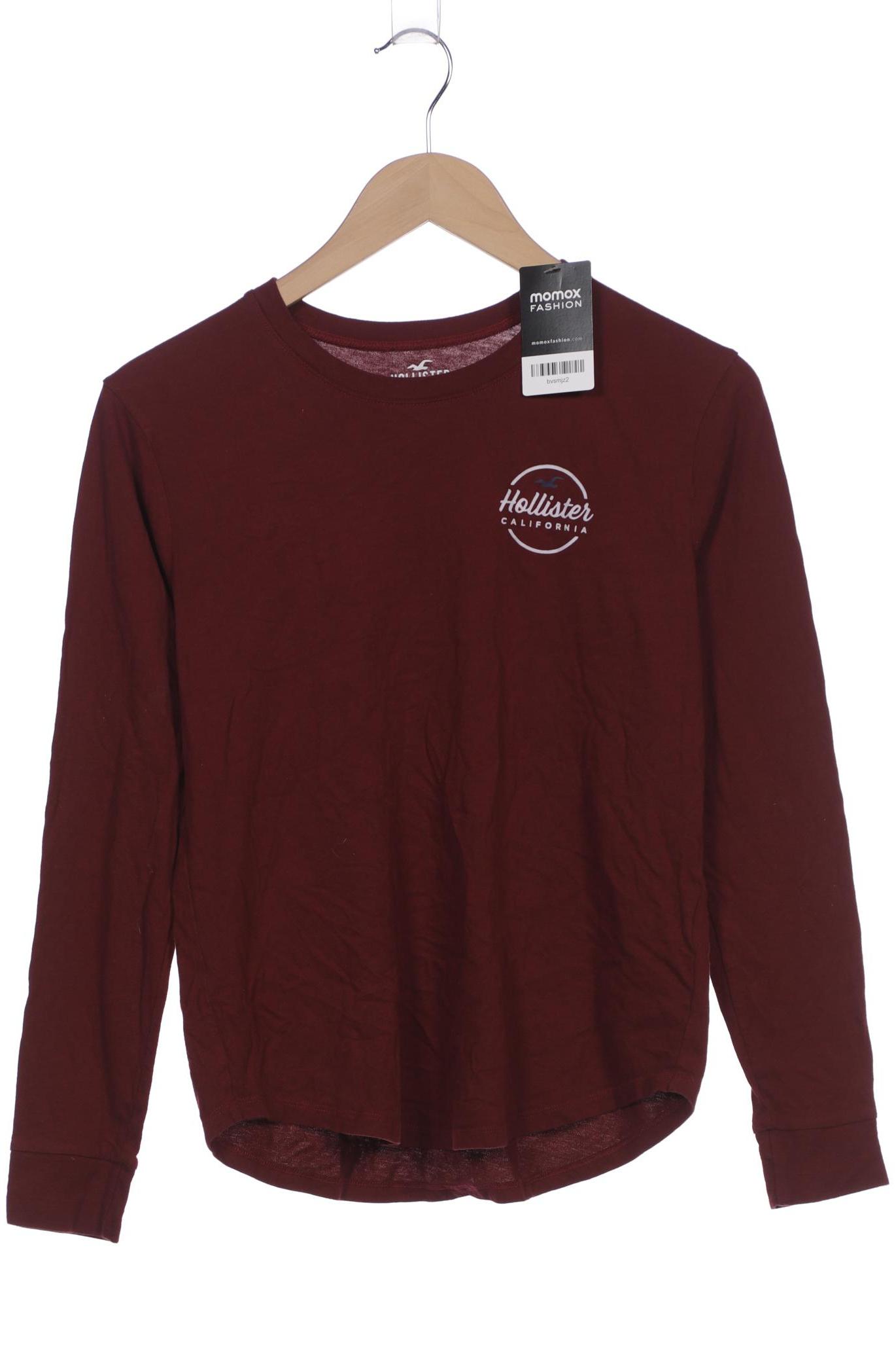 

Hollister Damen Langarmshirt, bordeaux, Gr. 34