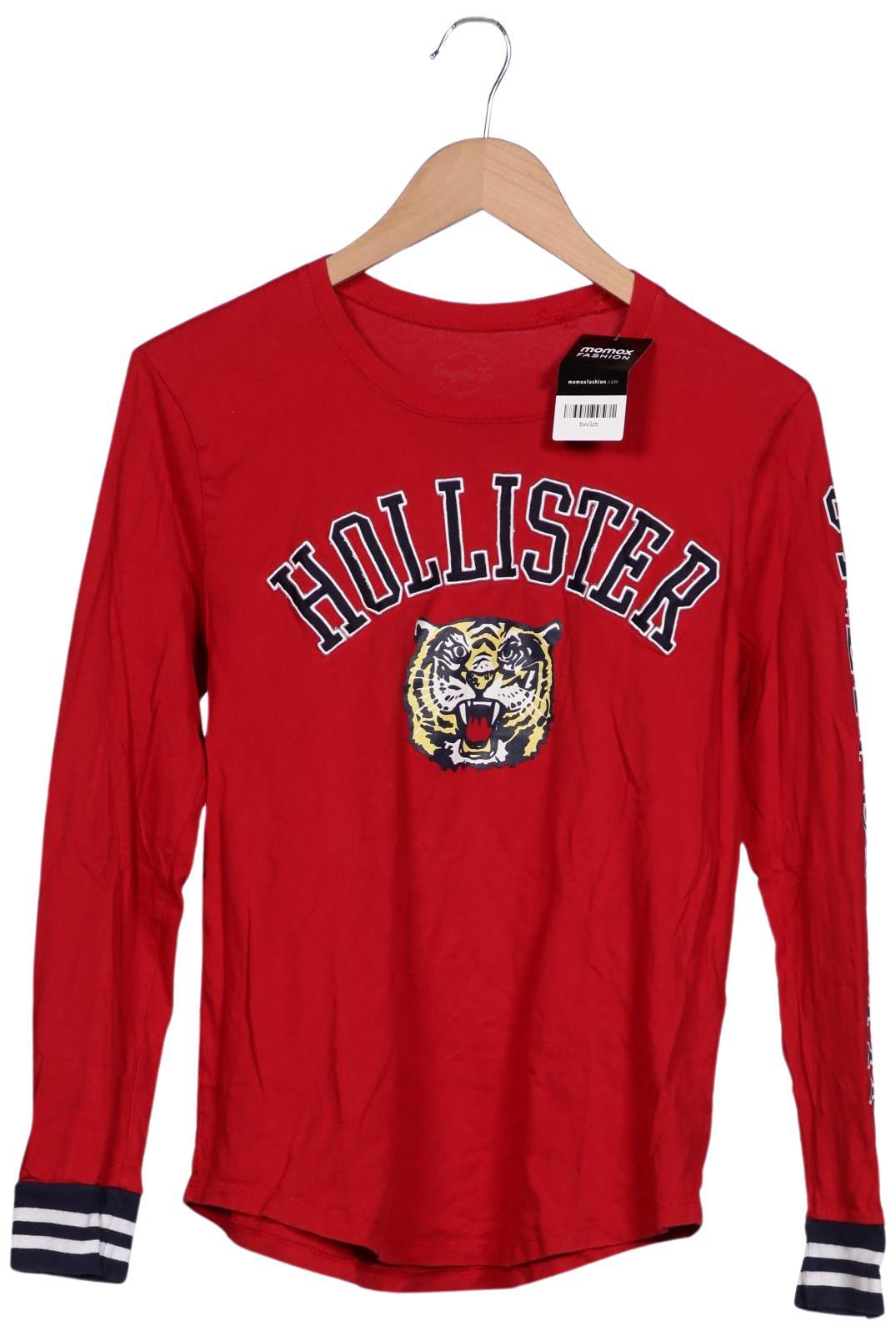 

Hollister Damen Langarmshirt, rot, Gr. 36