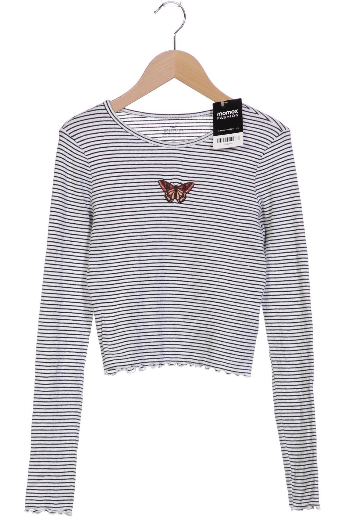 

Hollister Damen Langarmshirt, weiß